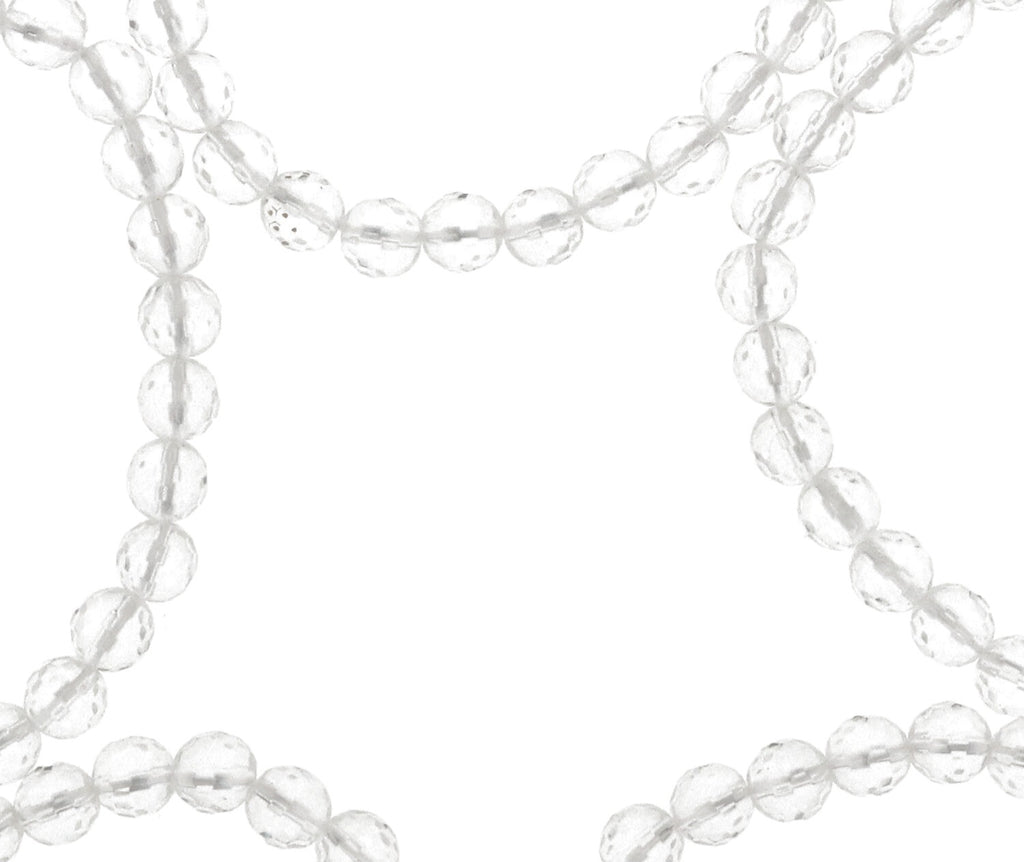 Bergkristal Facetarmband | 4 mm
