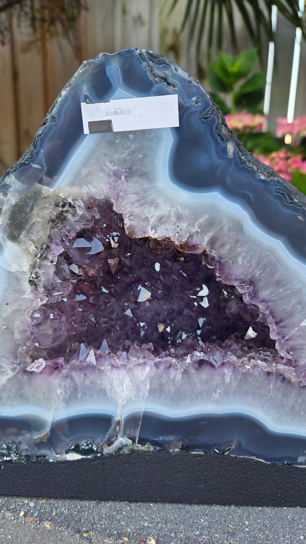 Amethist geode set