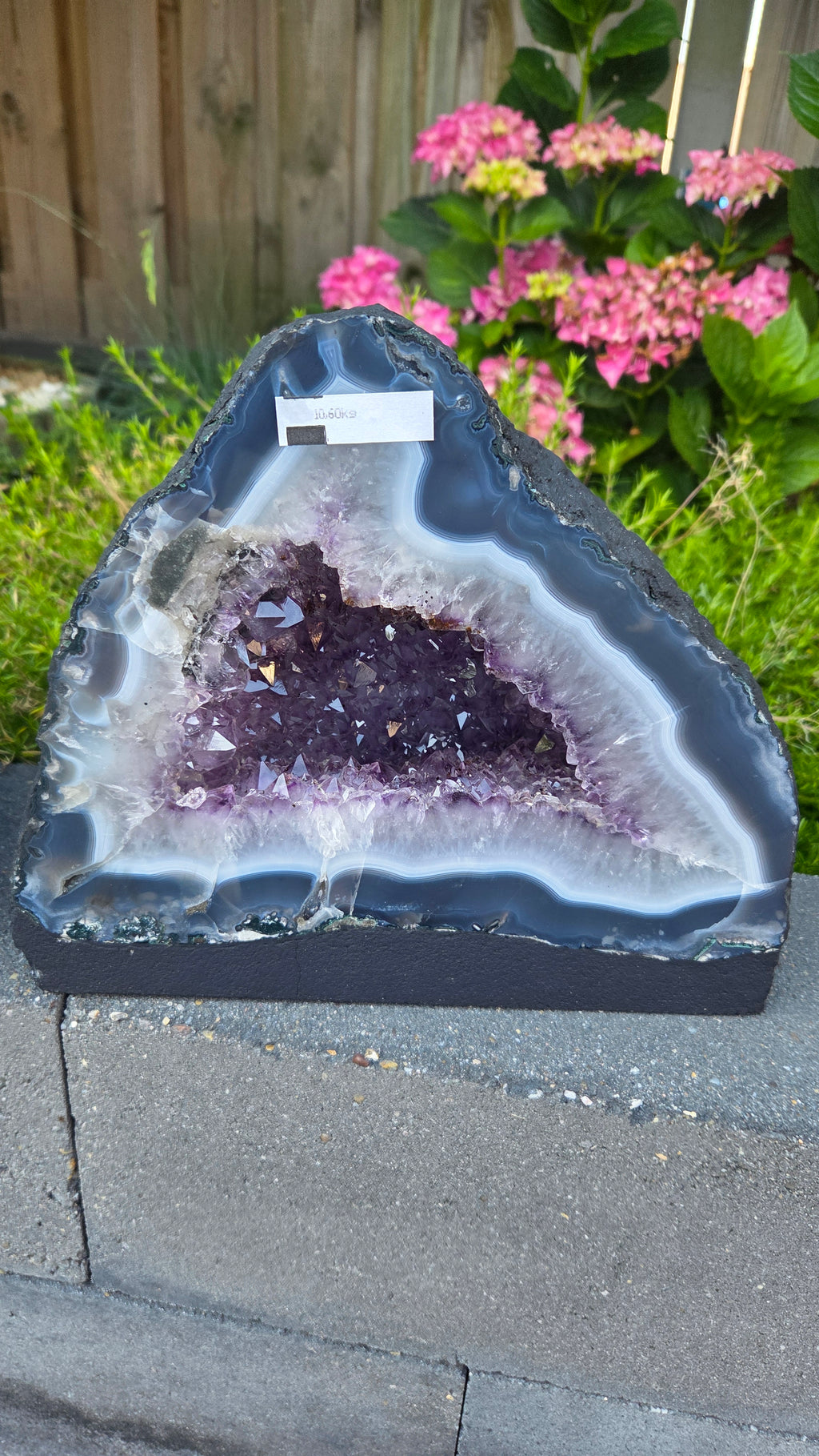 Amethist geode set