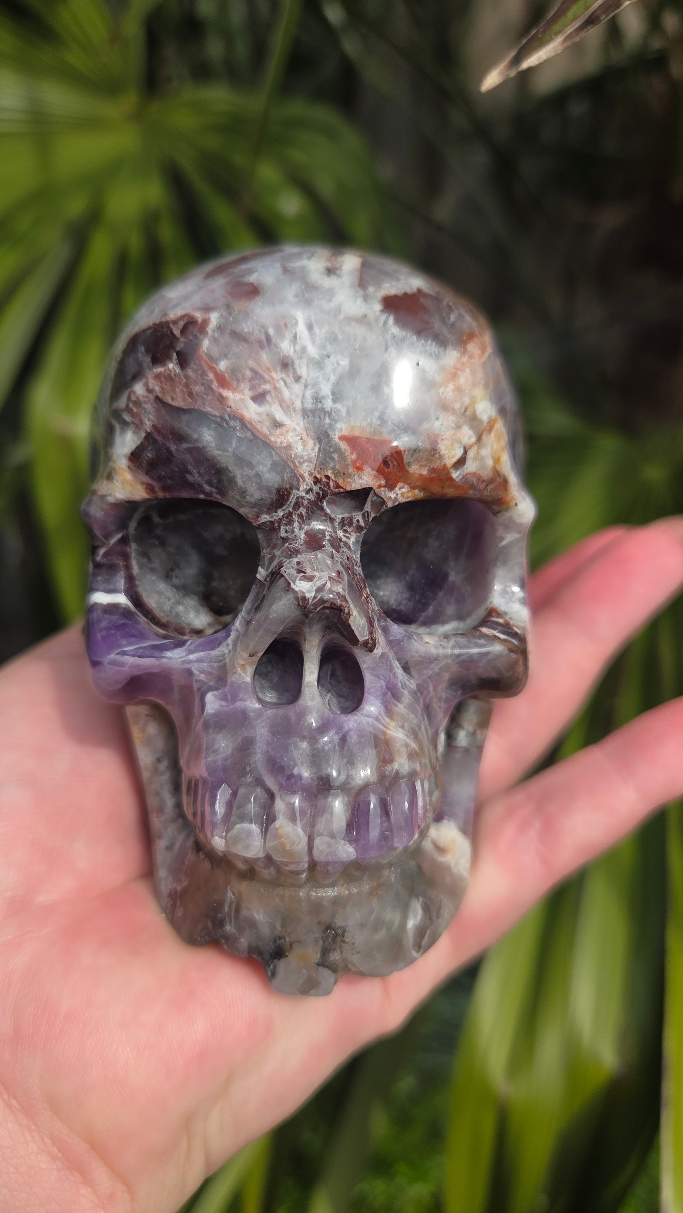 A+ kwaliteit amethist skull