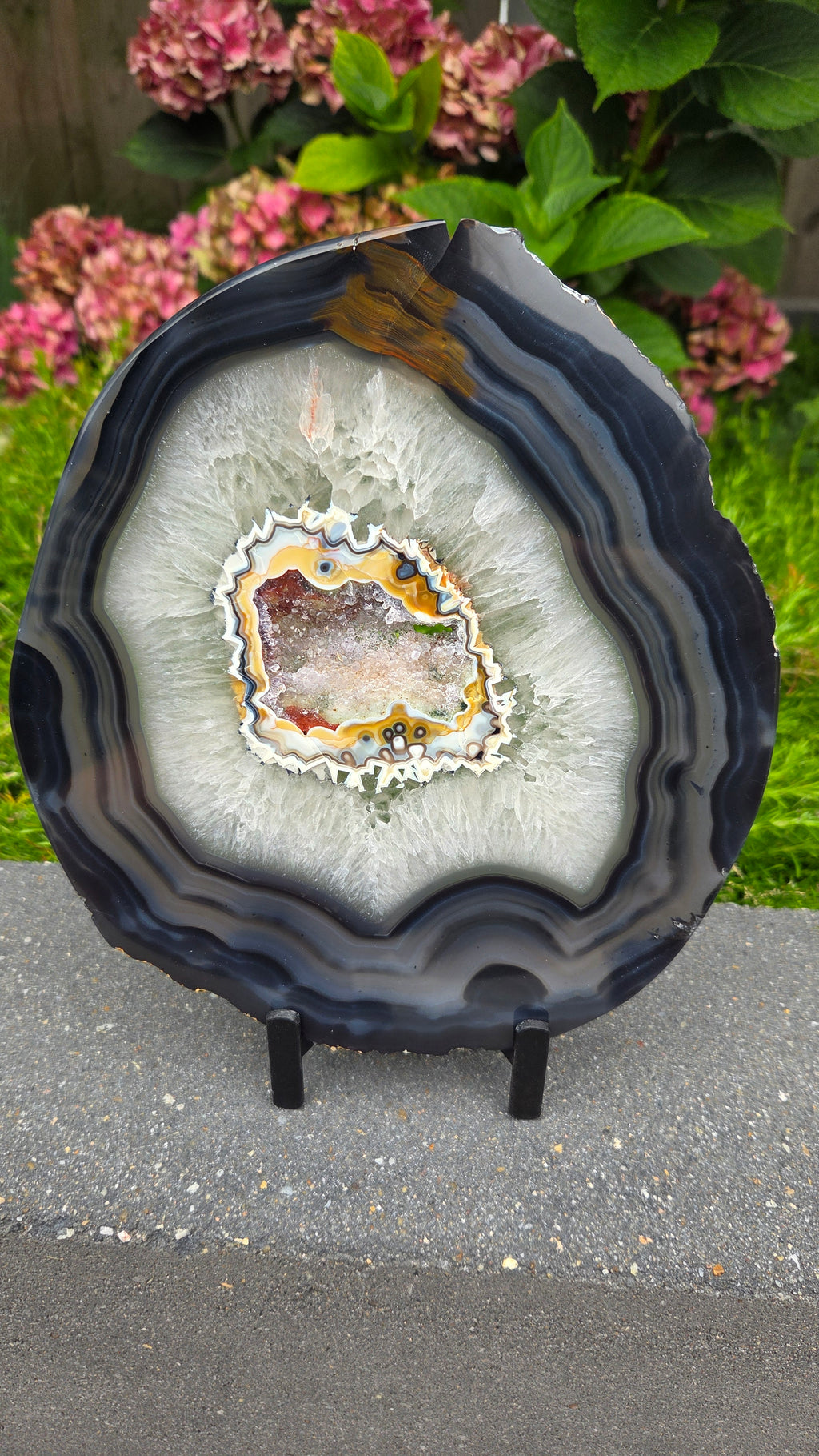 Unieke agaat slab