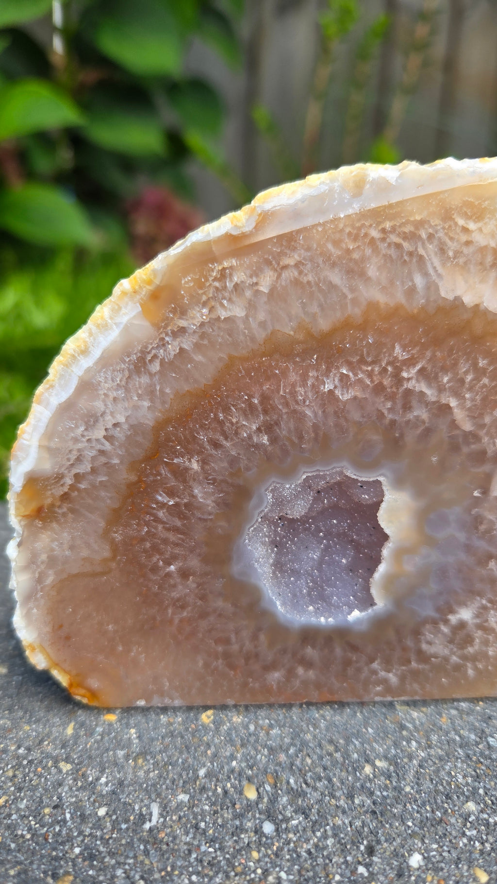 Agaat geode cutbase