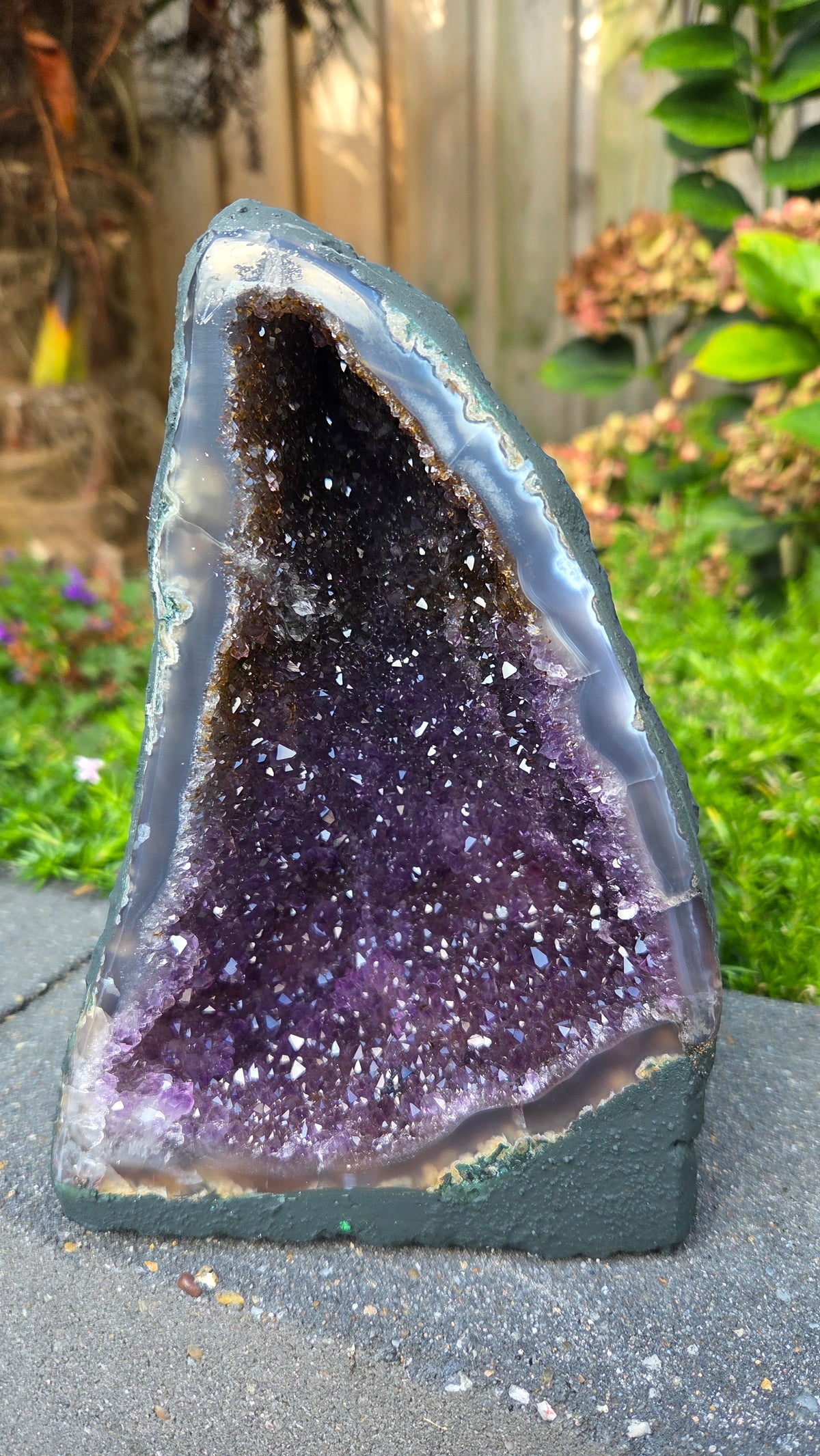 Galaxy amethist geode
