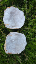 Bergkristal geode set