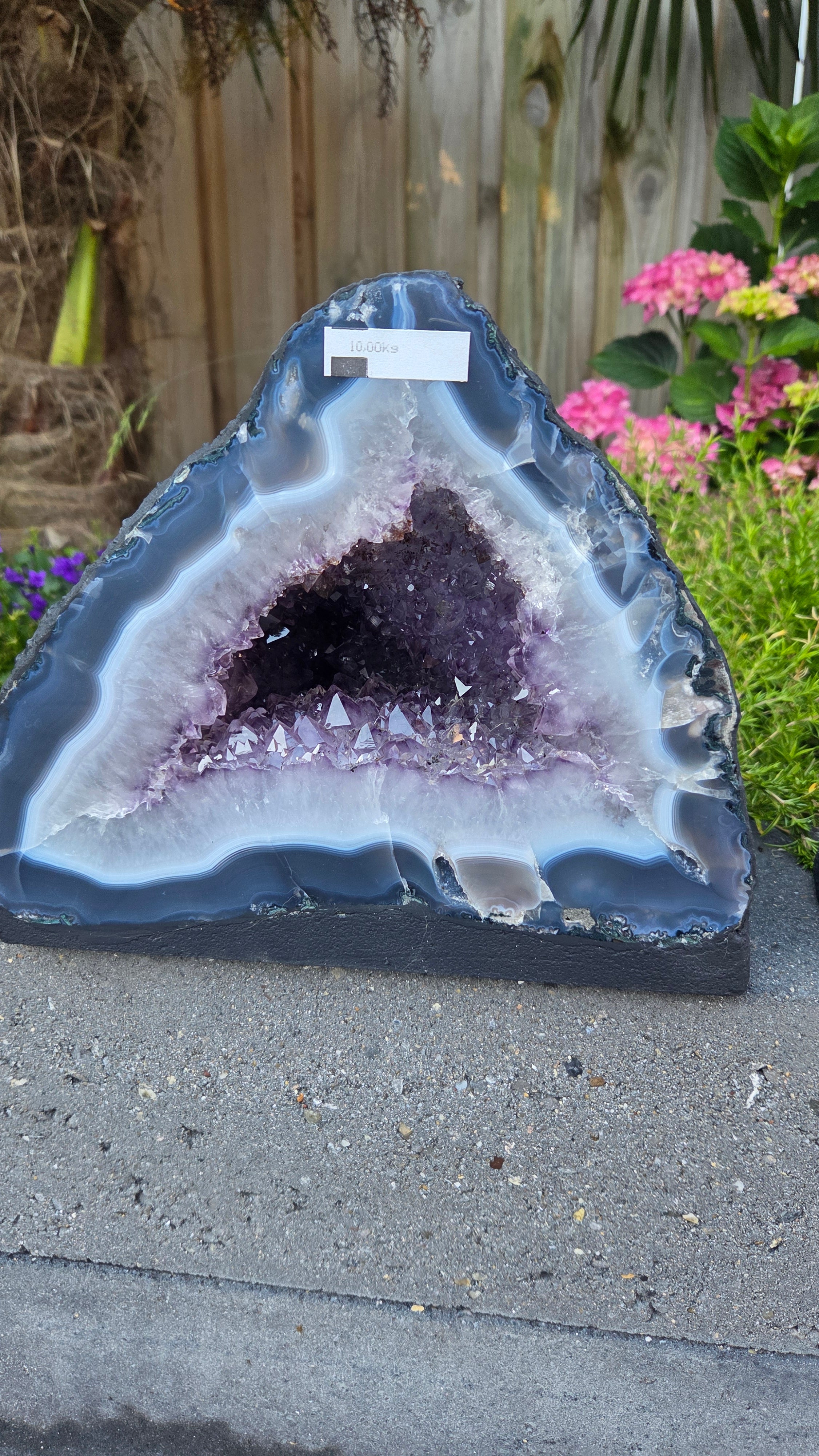 Amethist geode set