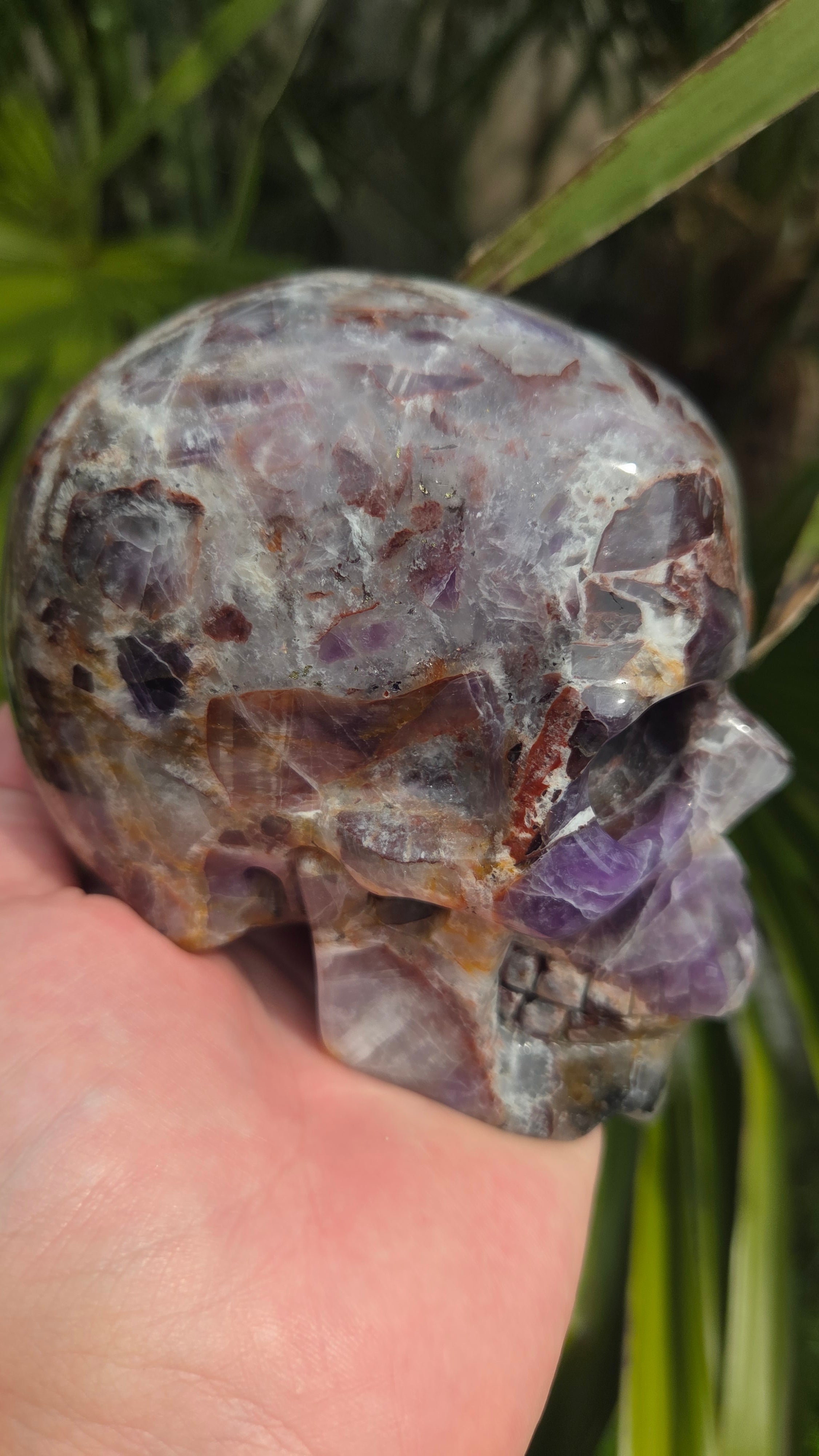 A+ kwaliteit amethist skull