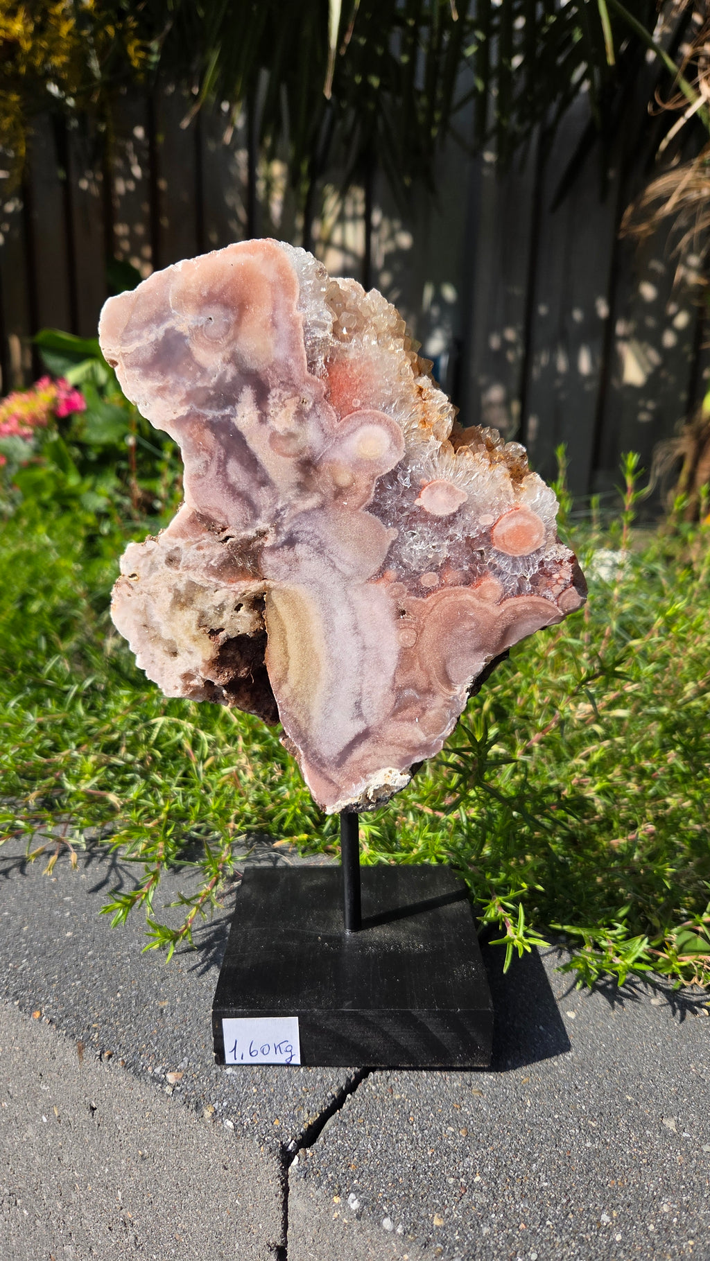 Roze amethist slab
