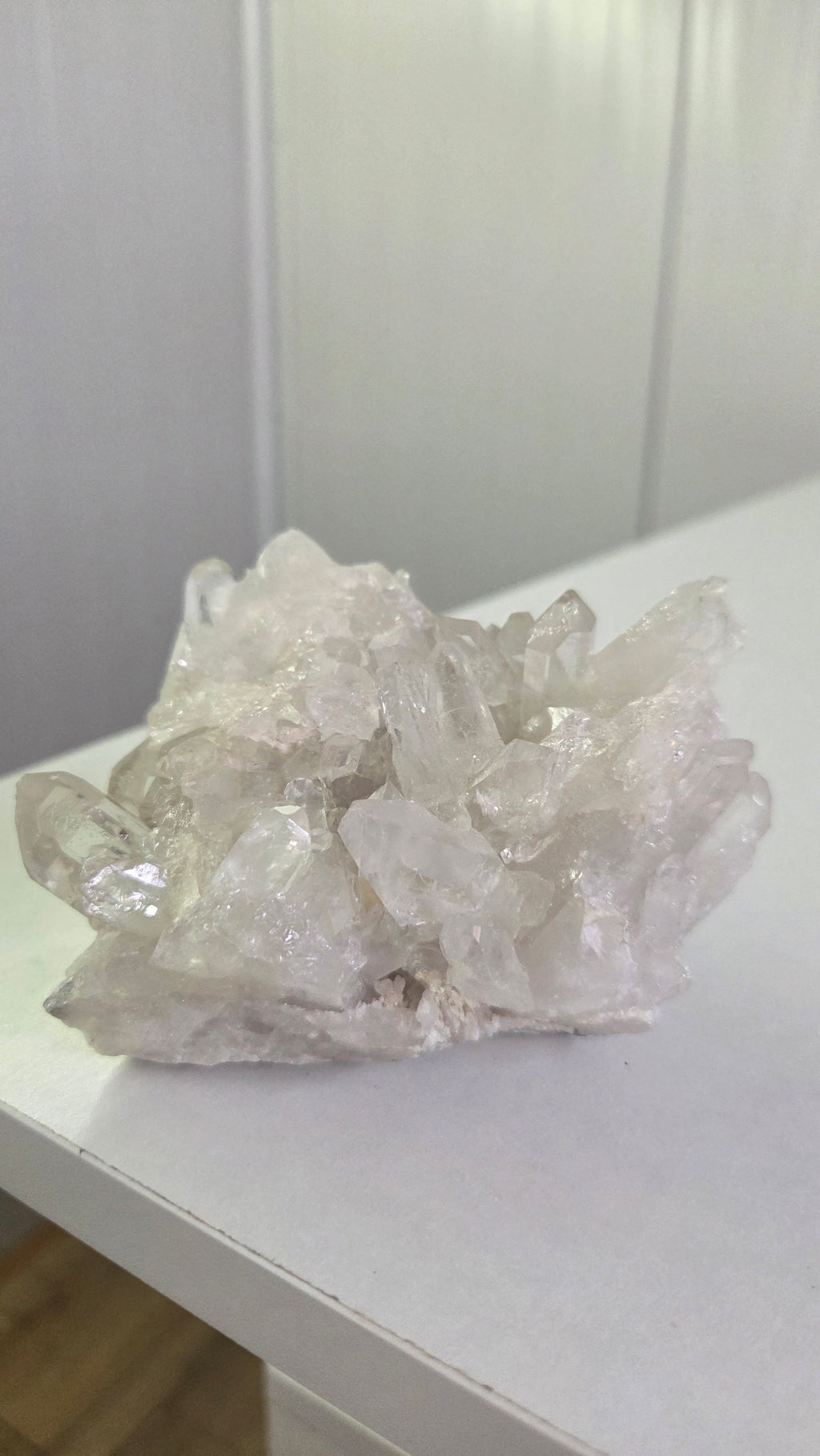 Prachtige bergkristal cluster
