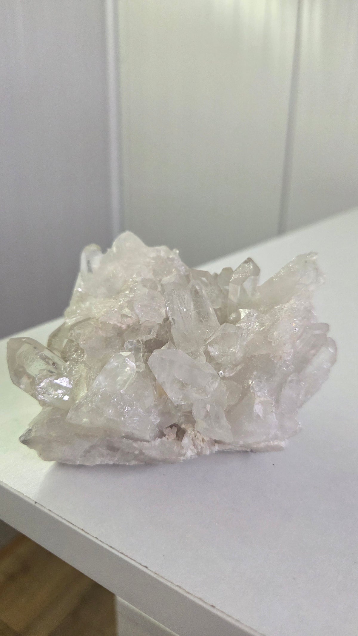 Prachtige bergkristal cluster