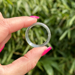 Plastic bol houder / ring middel 3cm