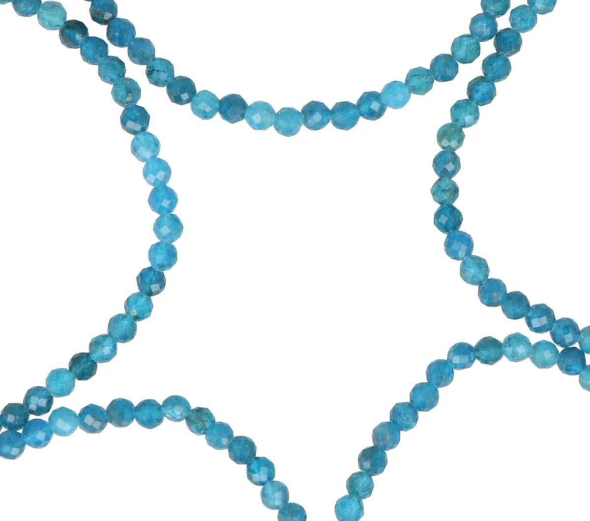 Blauwe Apatiet Facetarmband | 4 mm
