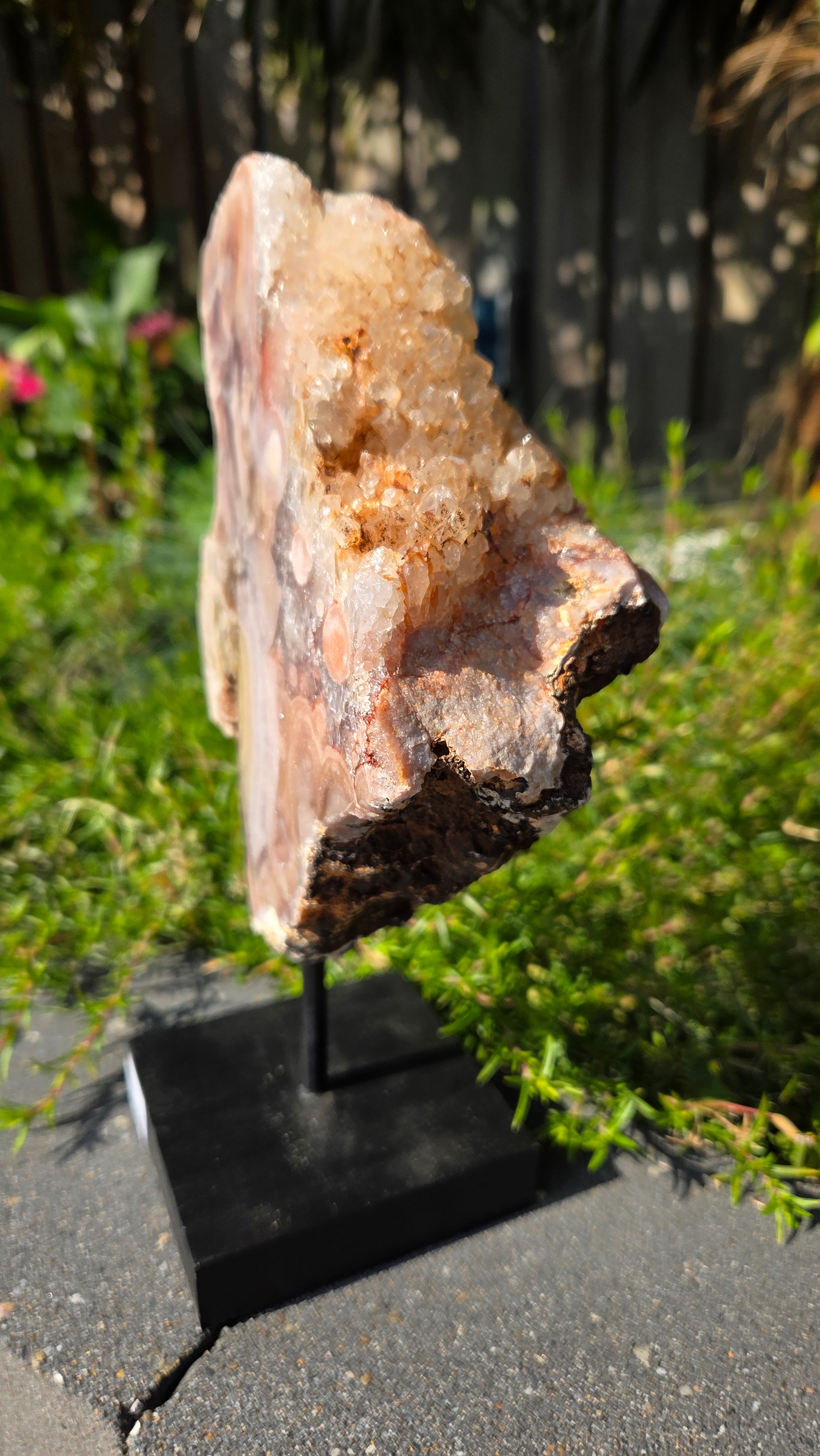 Roze amethist slab