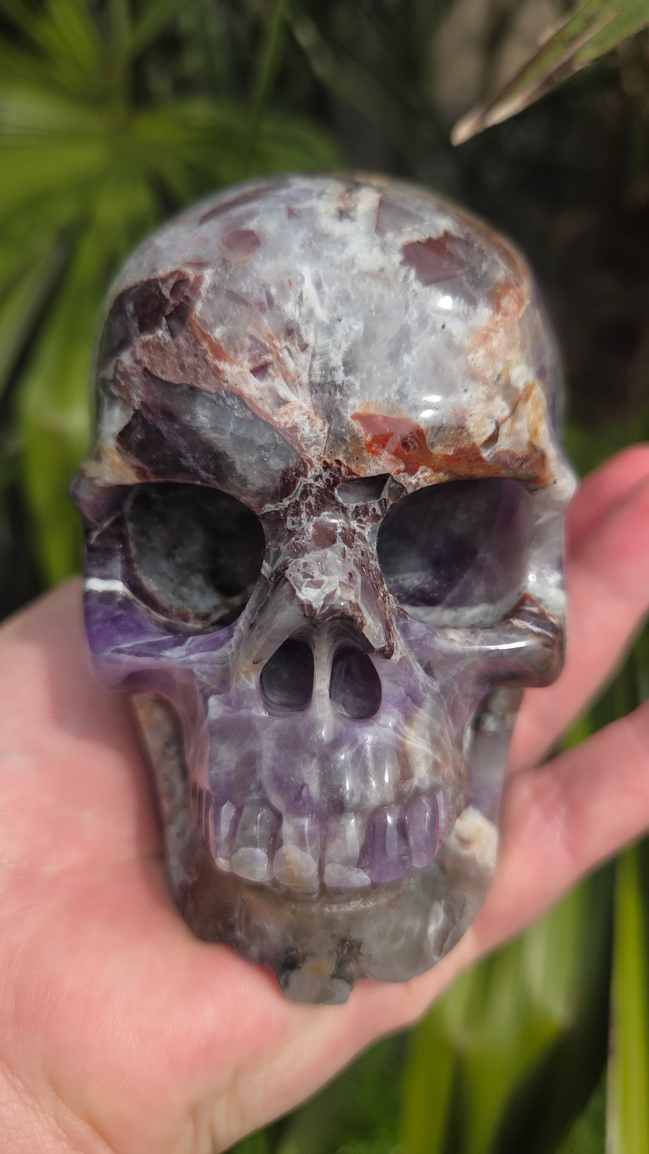 A+ kwaliteit amethist skull