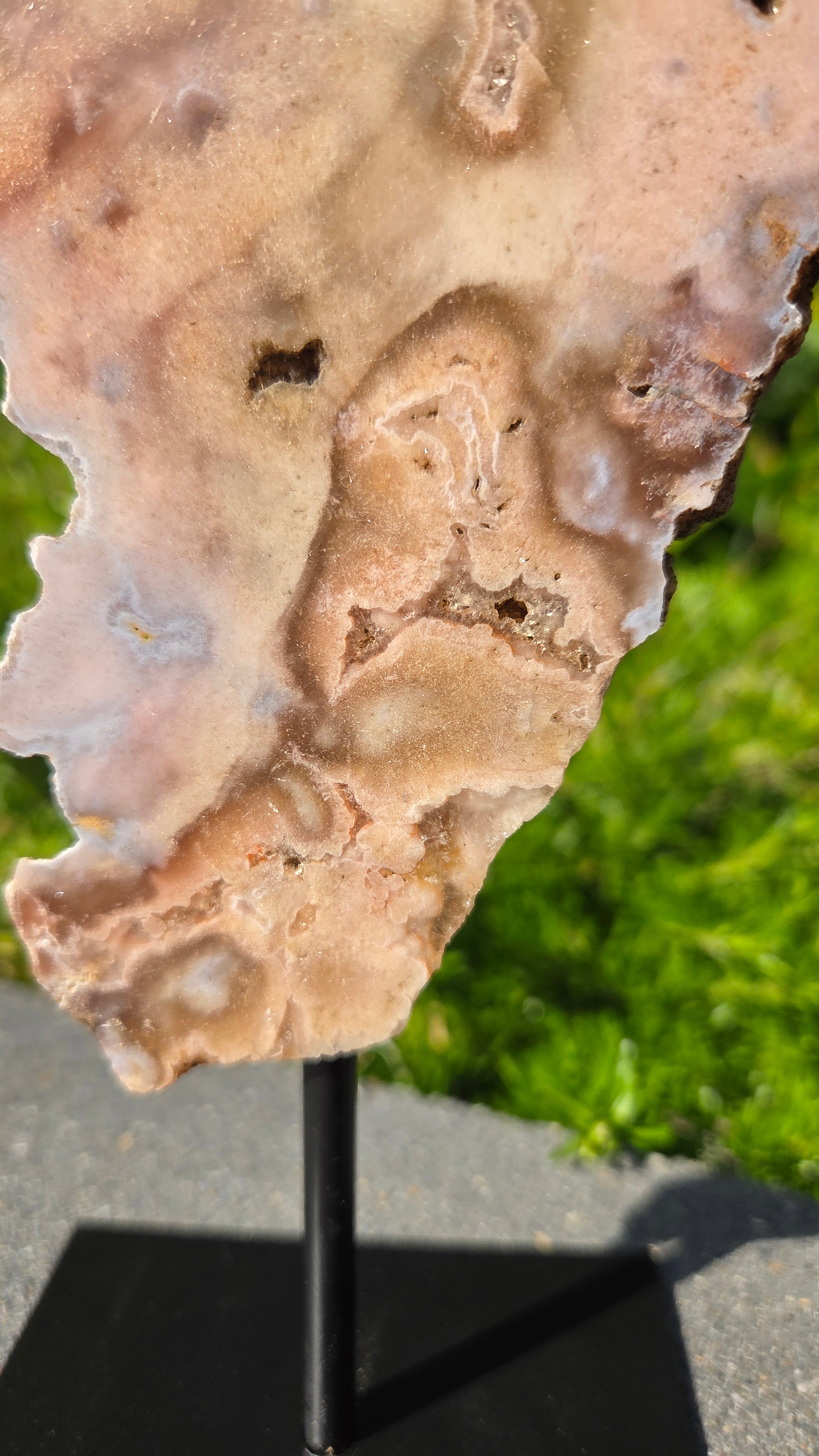 Roze amethist slab
