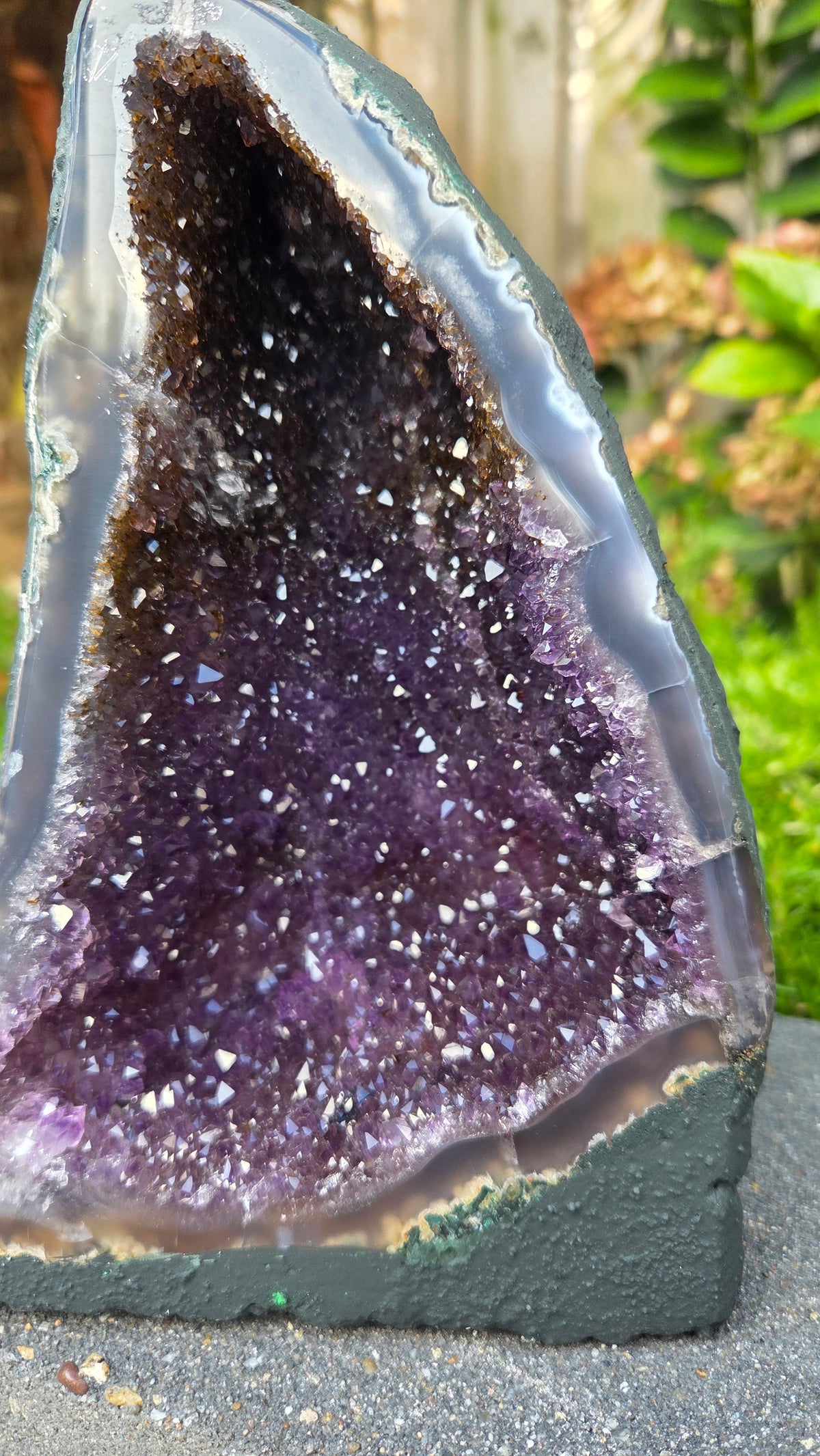 Galaxy amethist geode