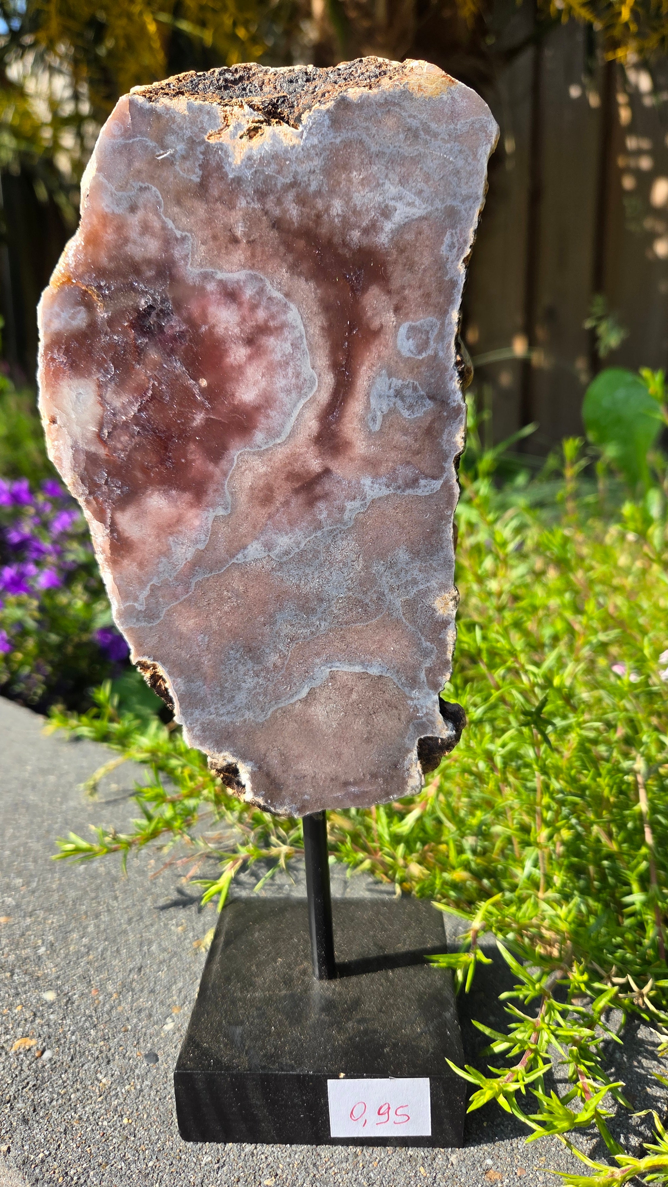 Roze amethist slab