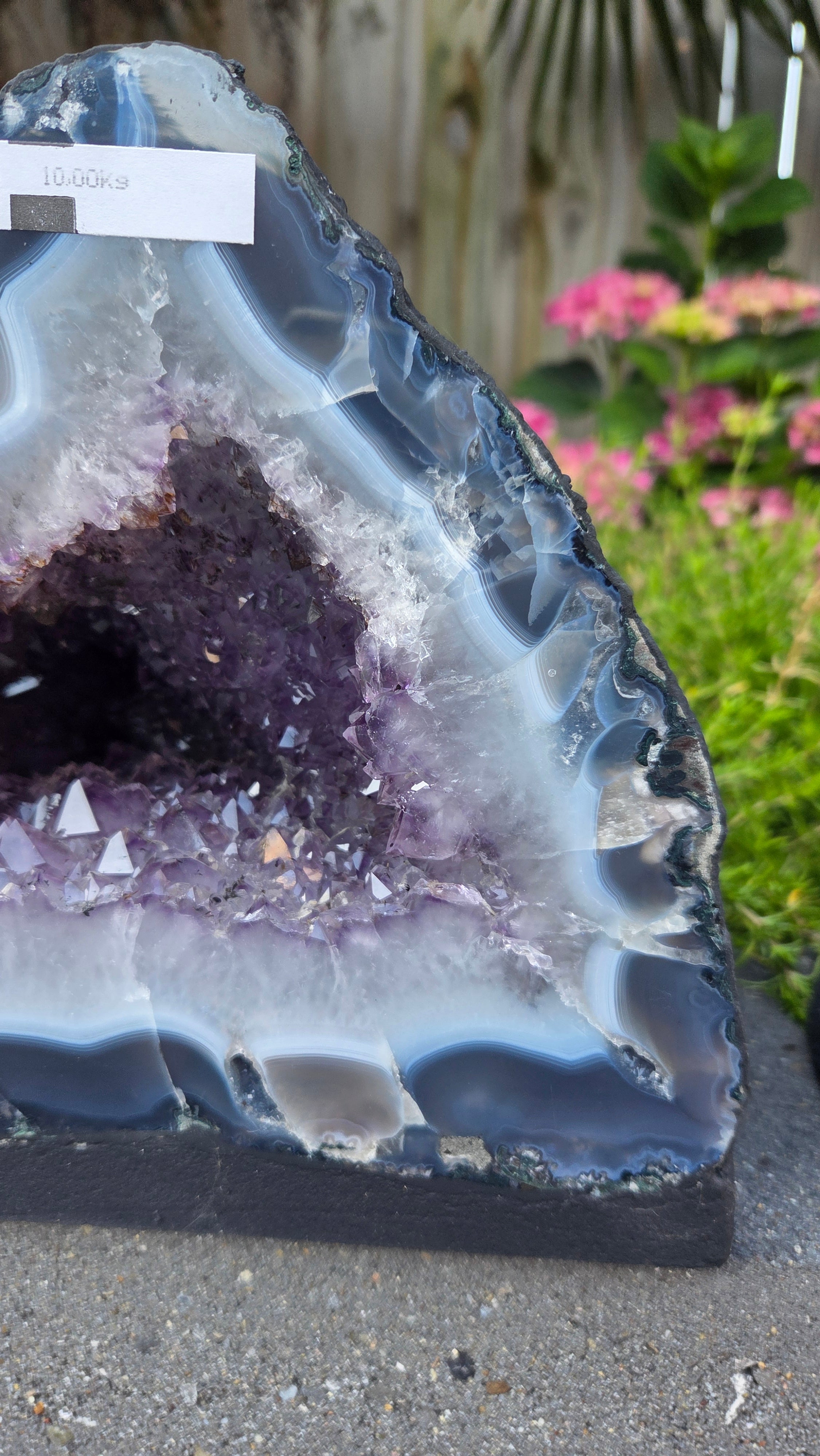 Amethist geode set
