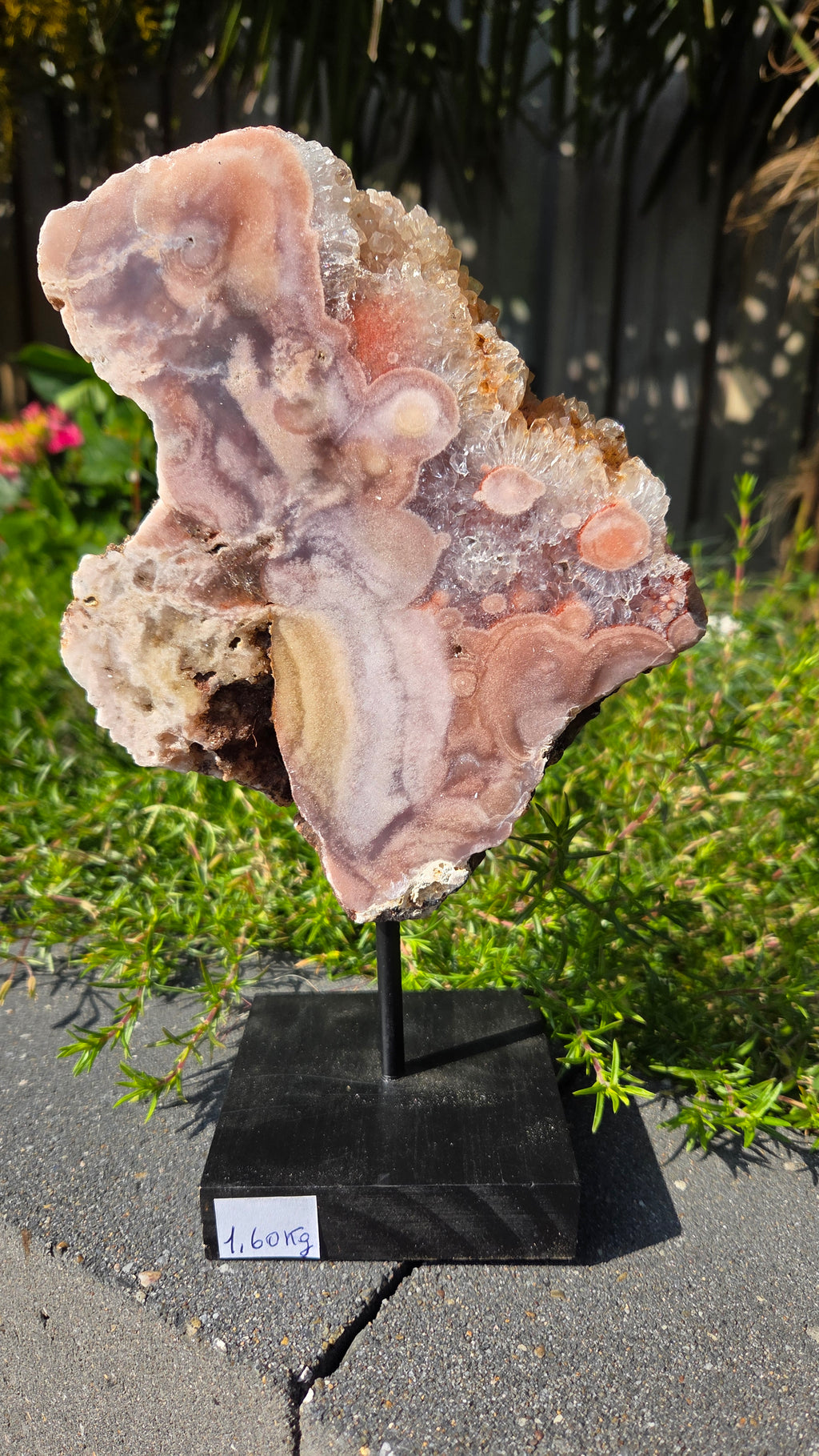 Roze amethist slab