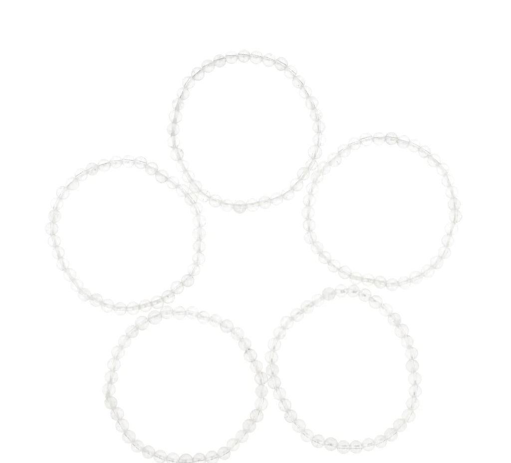 Bergkristal Kinderarmband | 4 mm