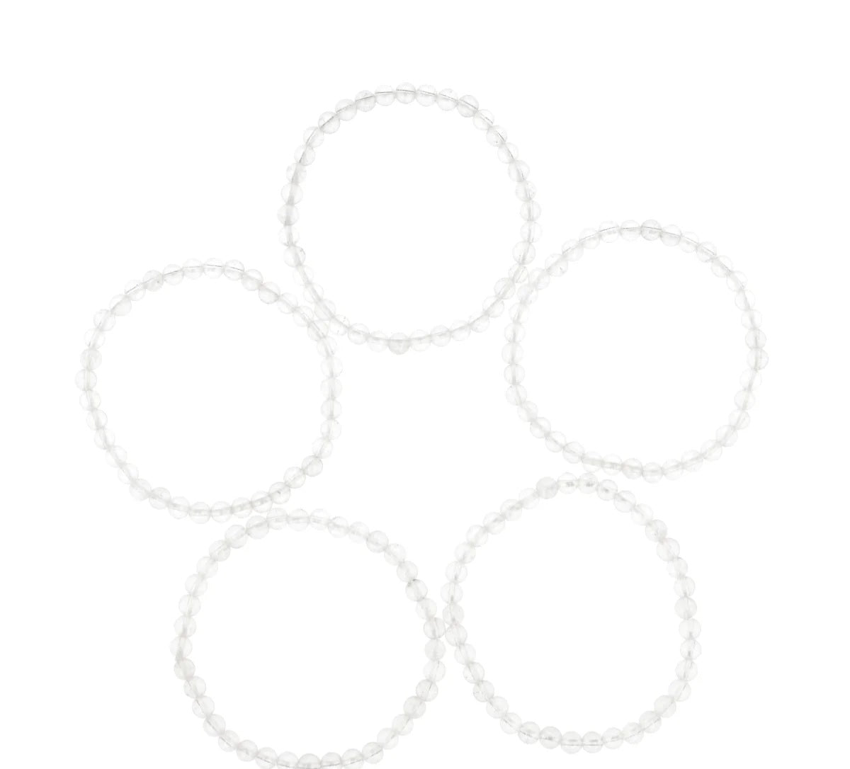 Bergkristal Kinderarmband | 4 mm