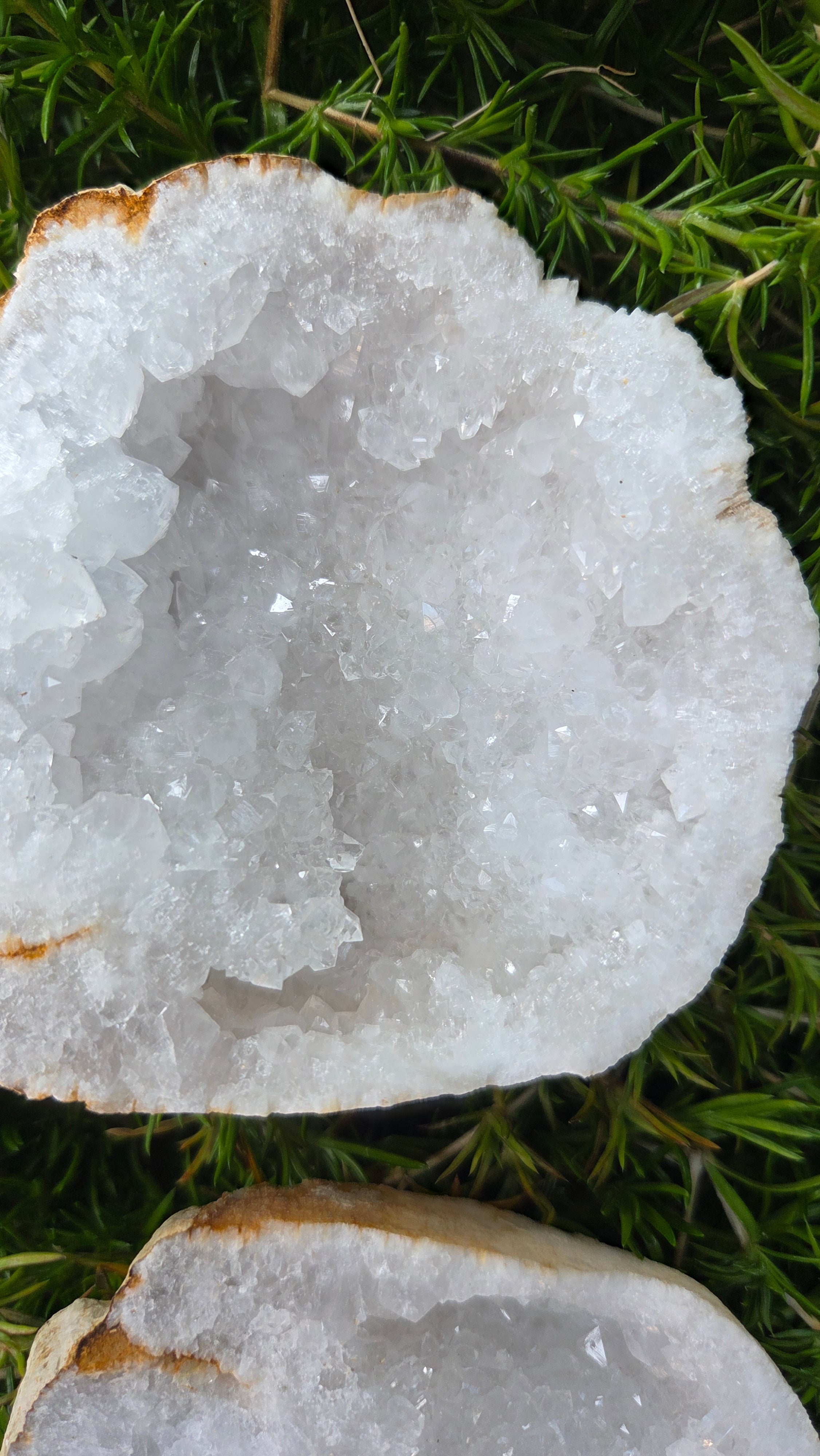 Bergkristal geode set