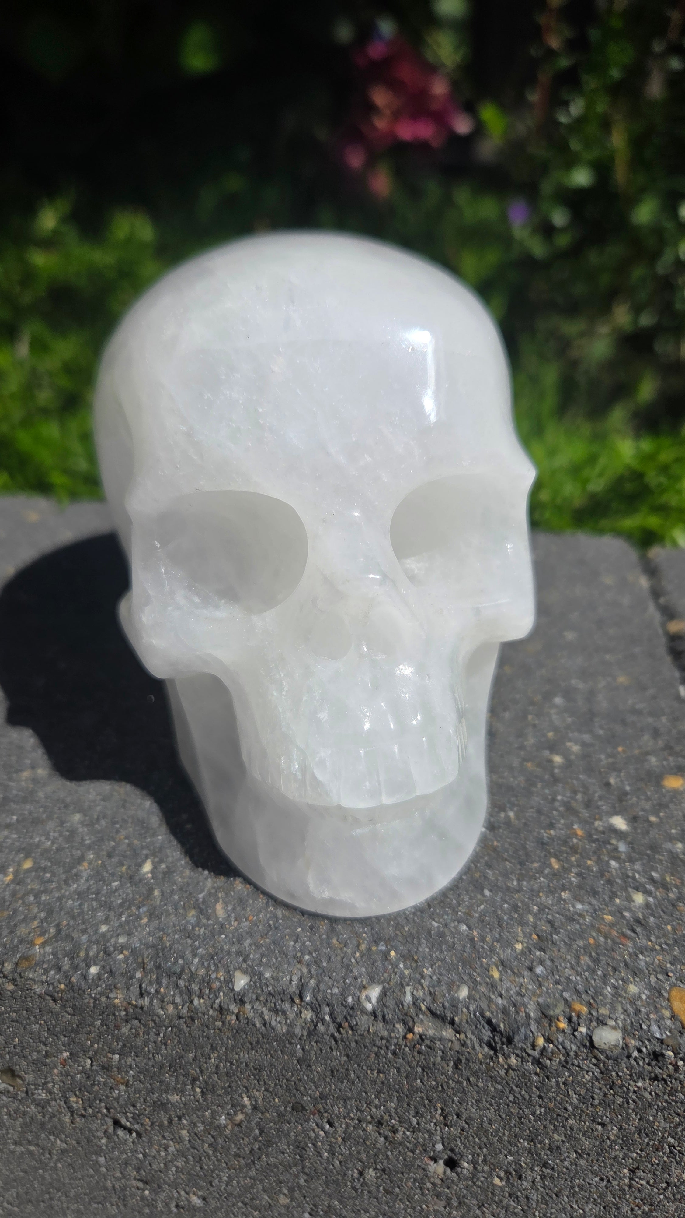 Bergkristal skull