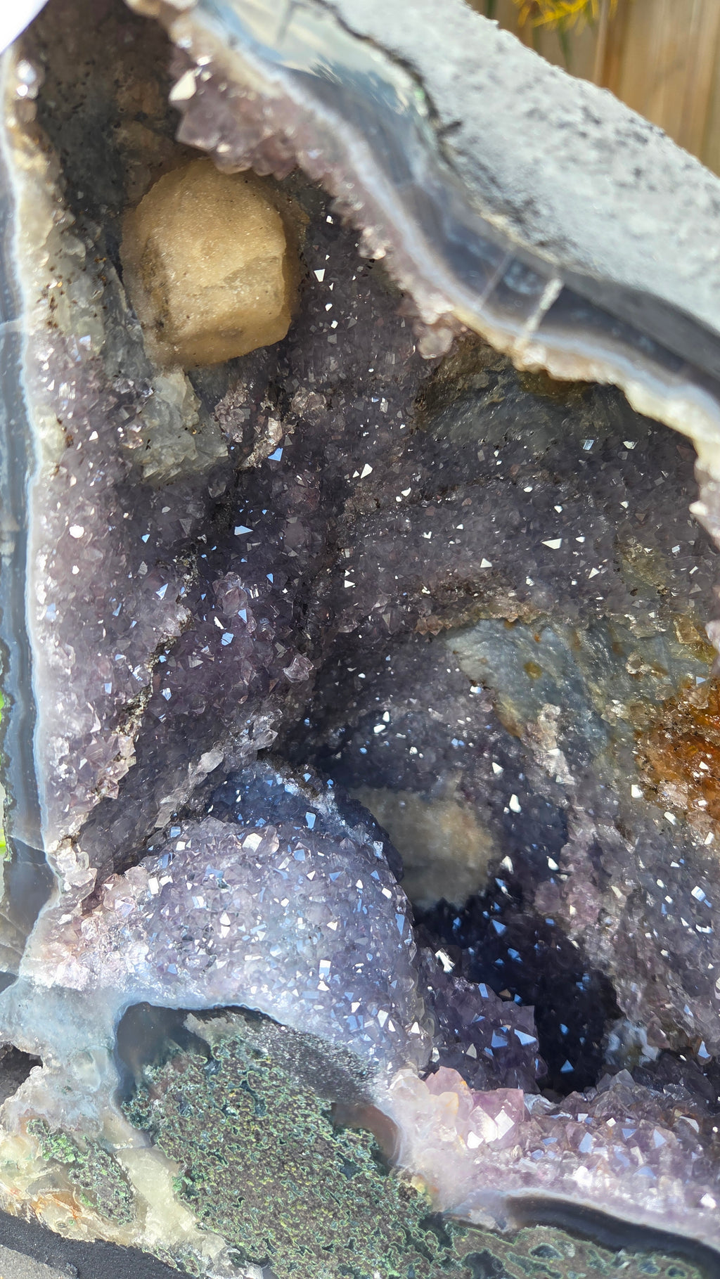 Amethist geode