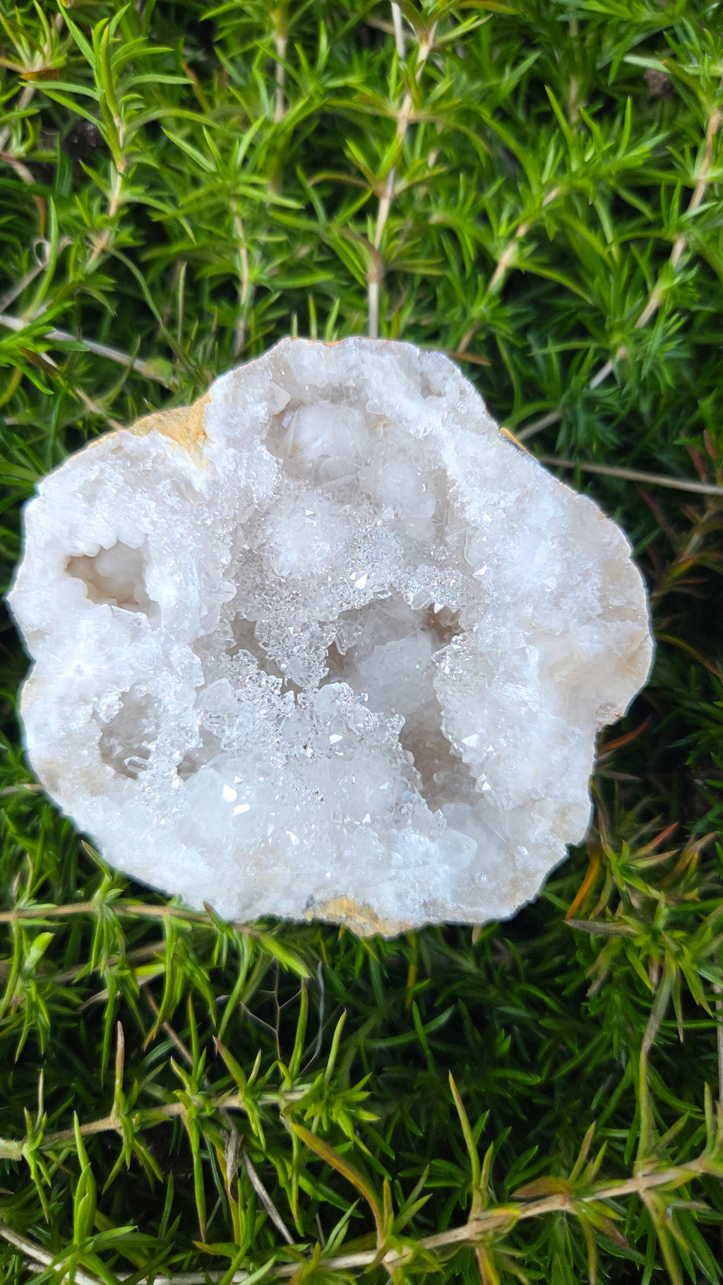 Bergkristal geode set