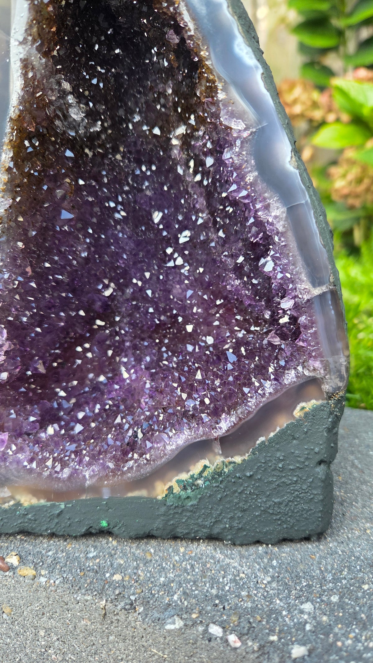 Galaxy amethist geode
