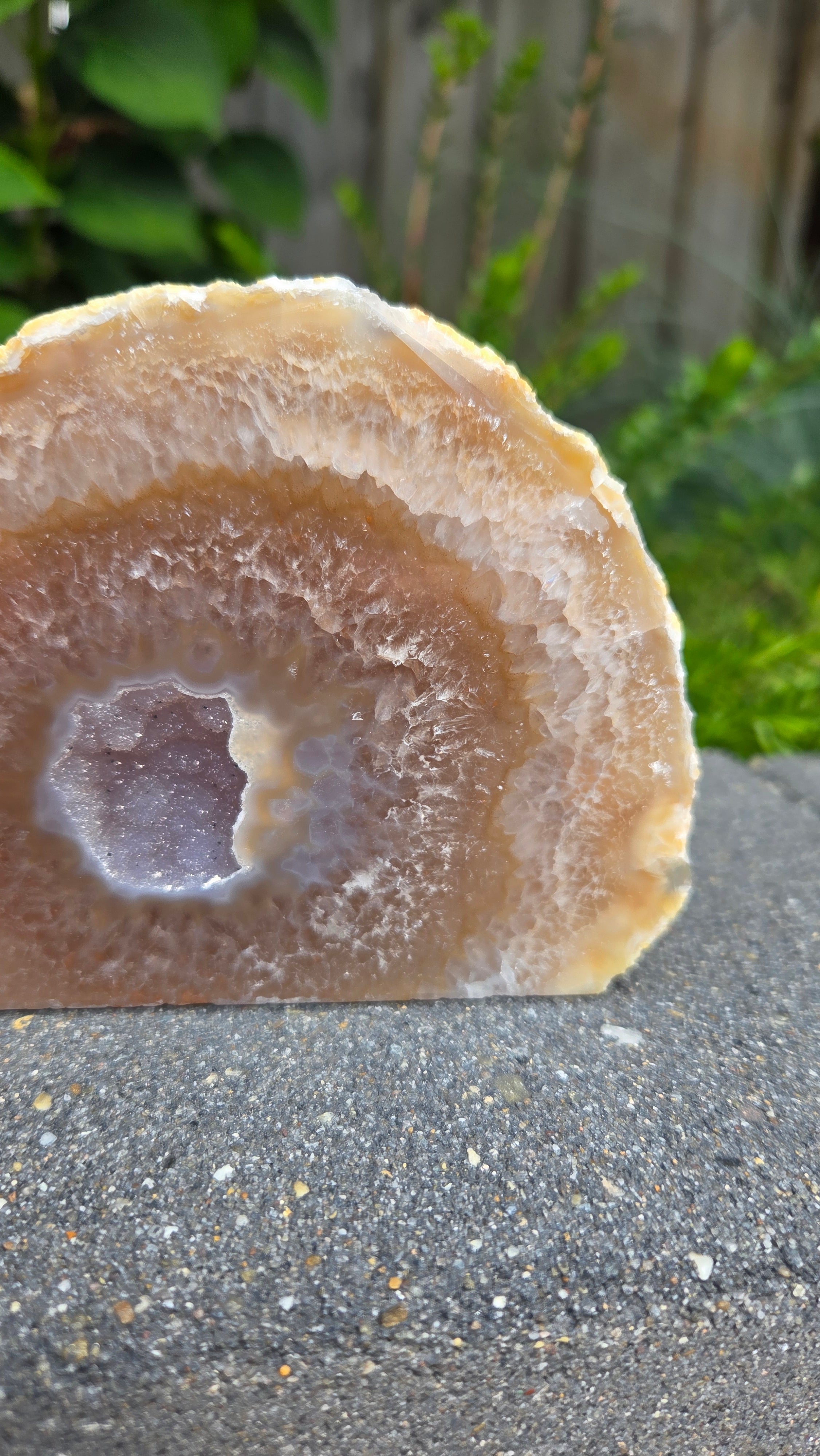 Agaat geode cutbase