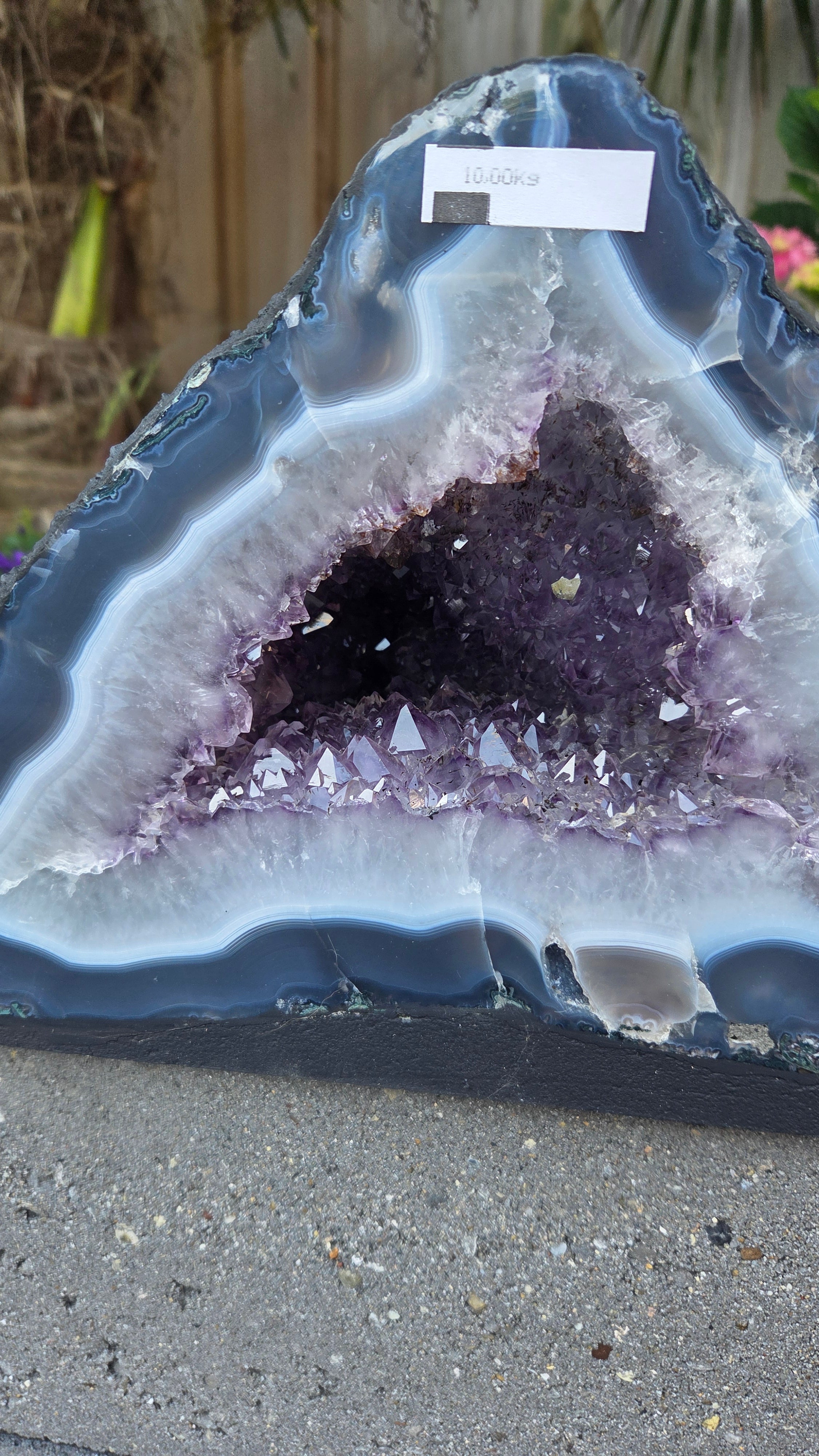 Amethist geode set