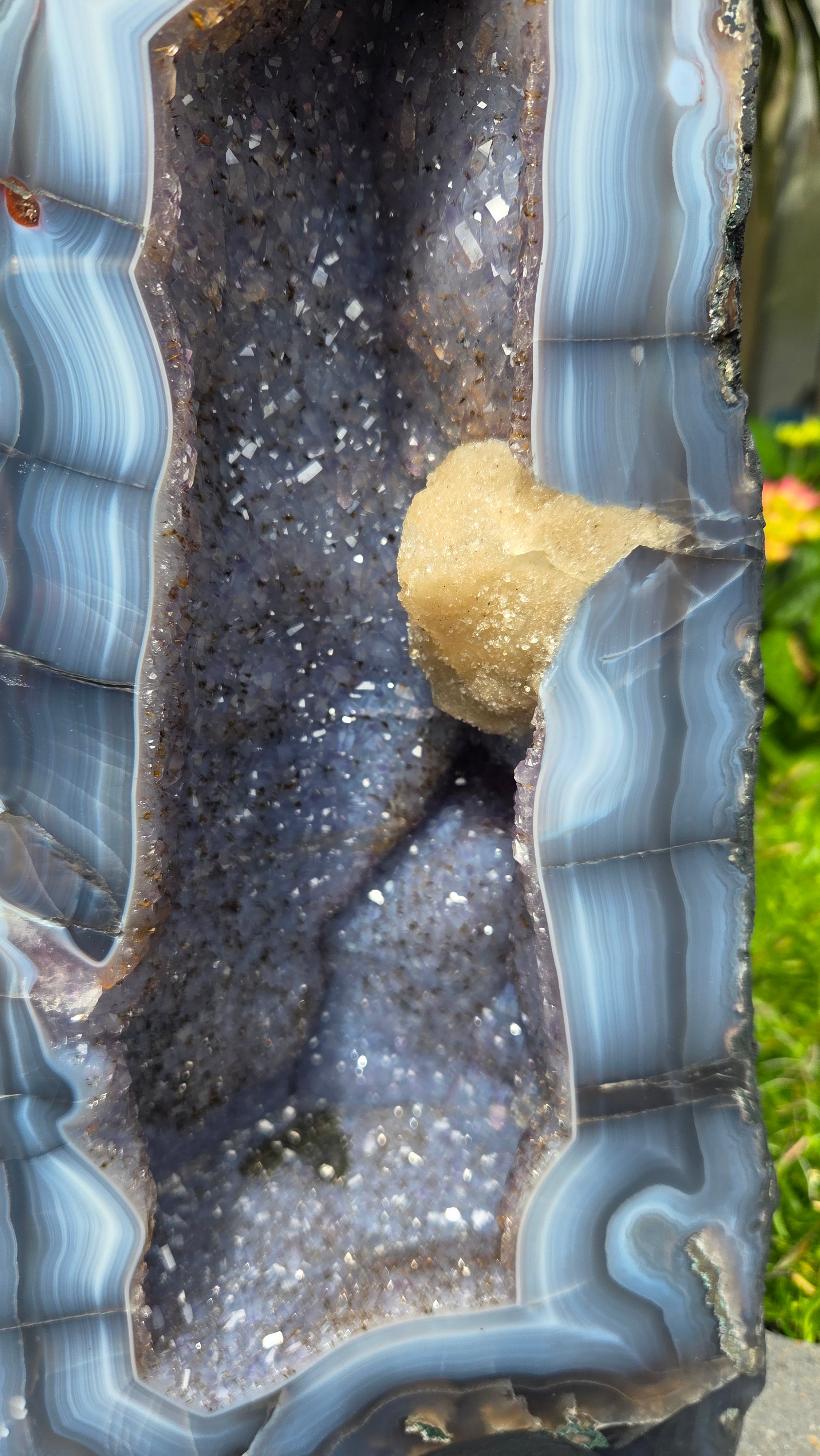Prachtige amethist geode Brazilië