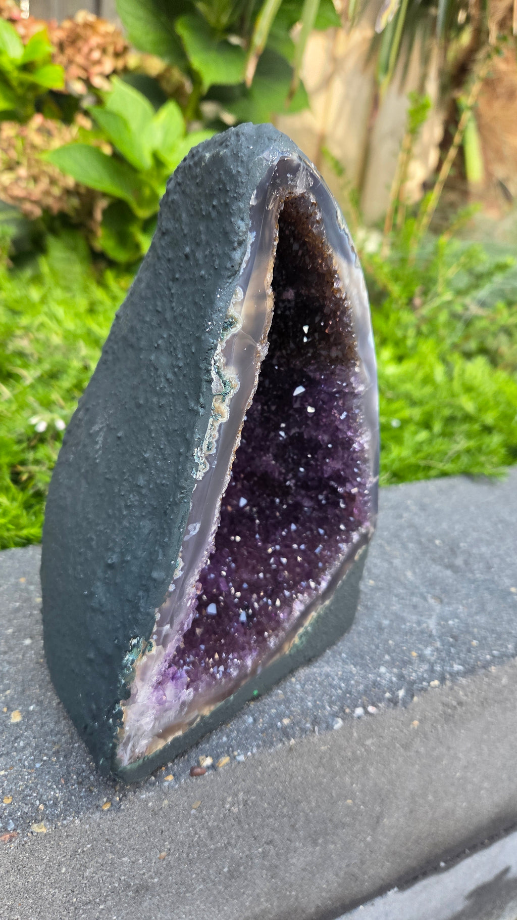 Galaxy amethist geode