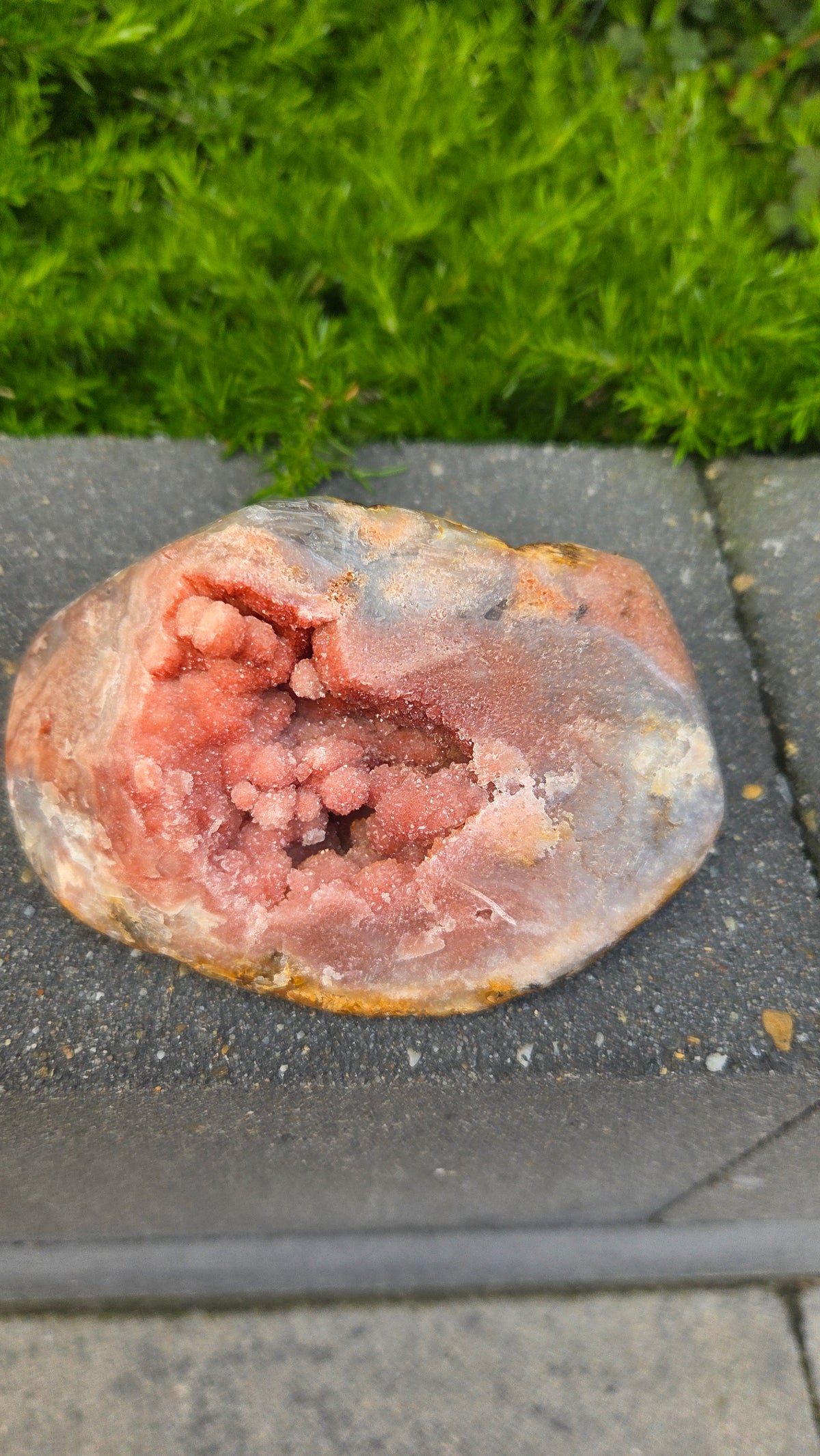 Unieke roze amethist
