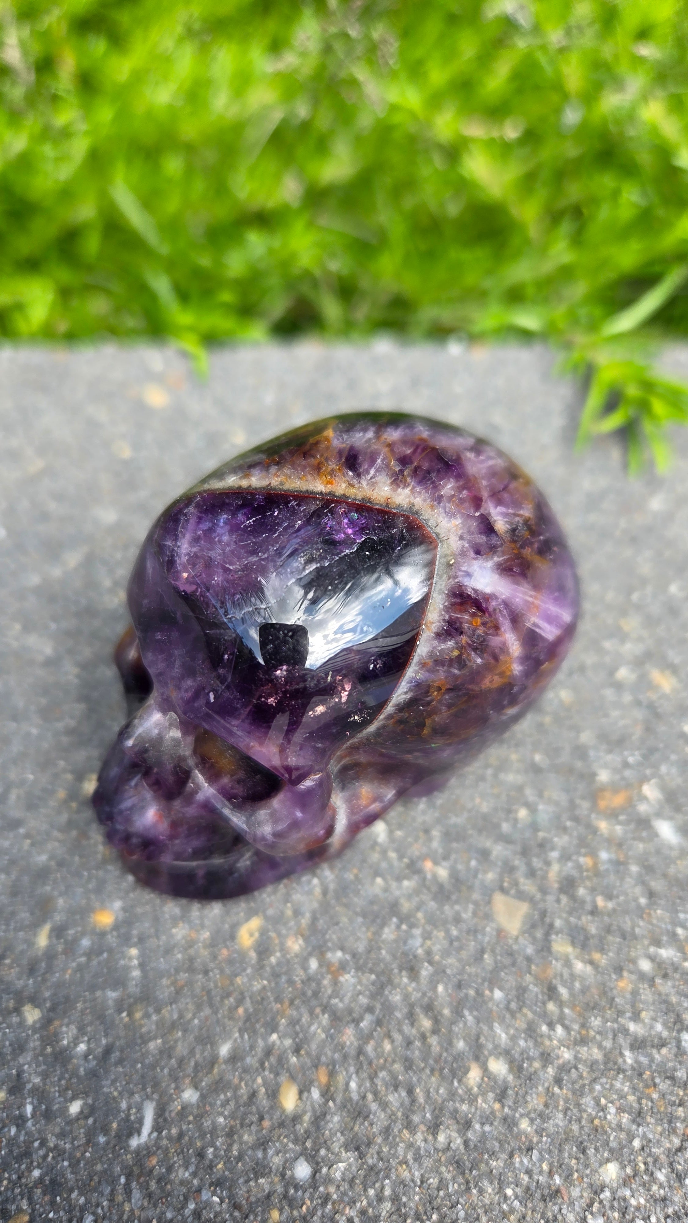 A+ kwaliteit amethist skull