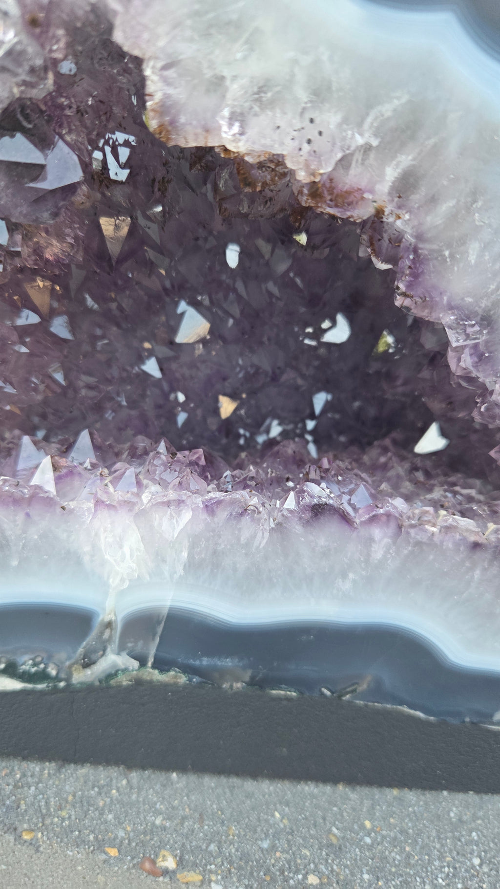 Amethist geode set