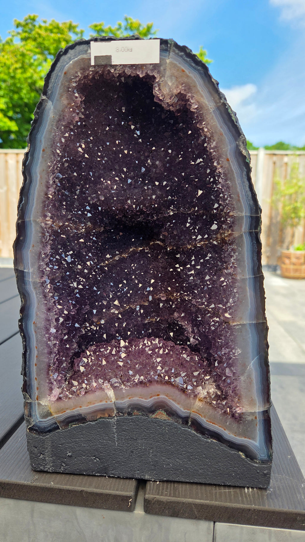 Prachtige amethist geode