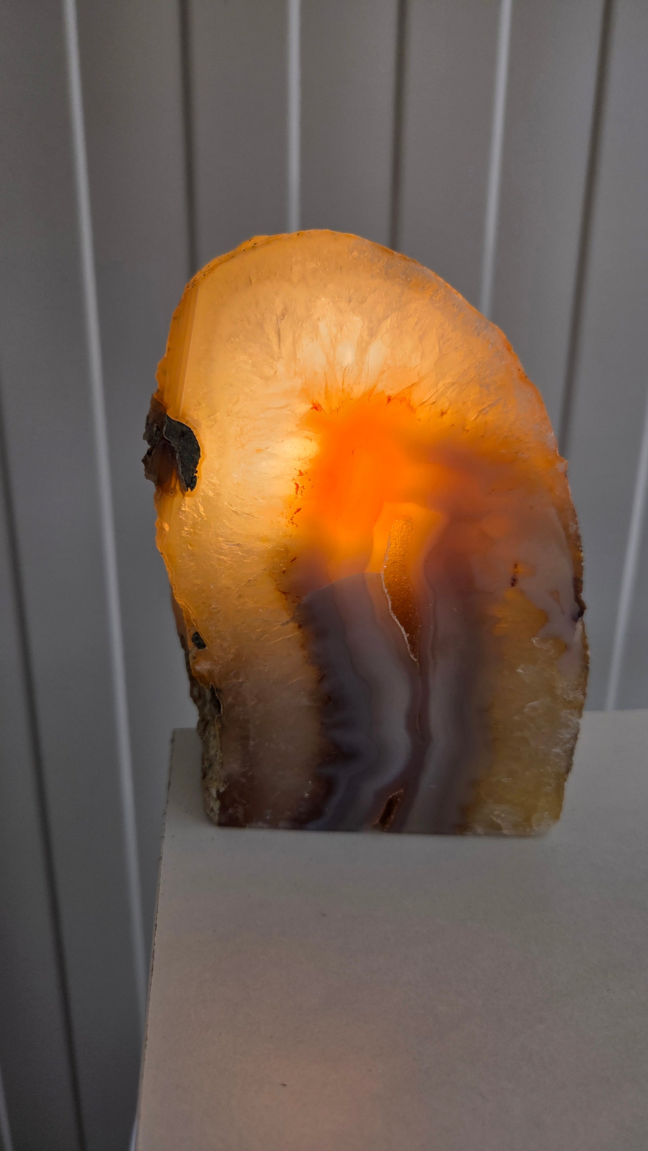 Prachtige agaat lamp