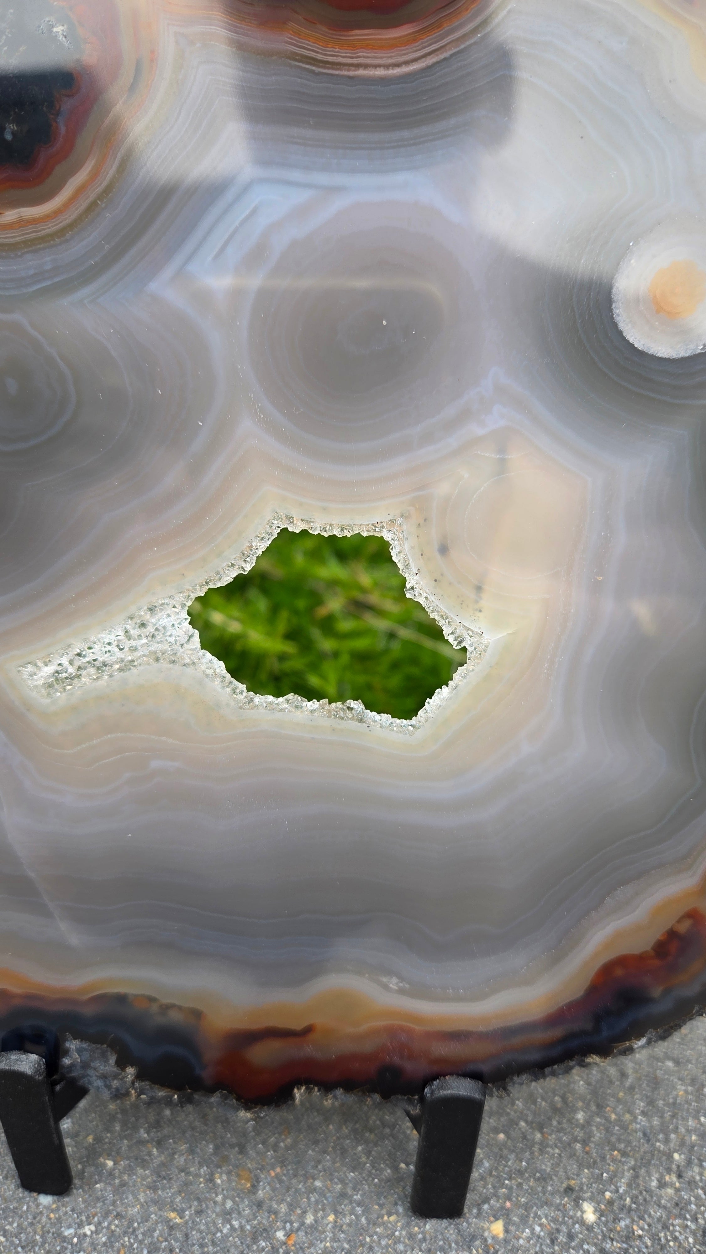 Unieke agaat slab