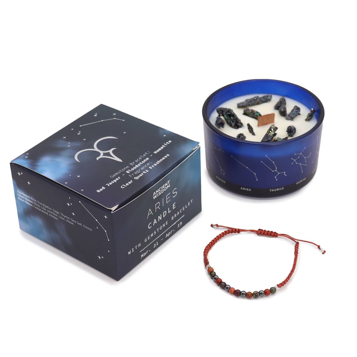 Geurkaars ram + armband
