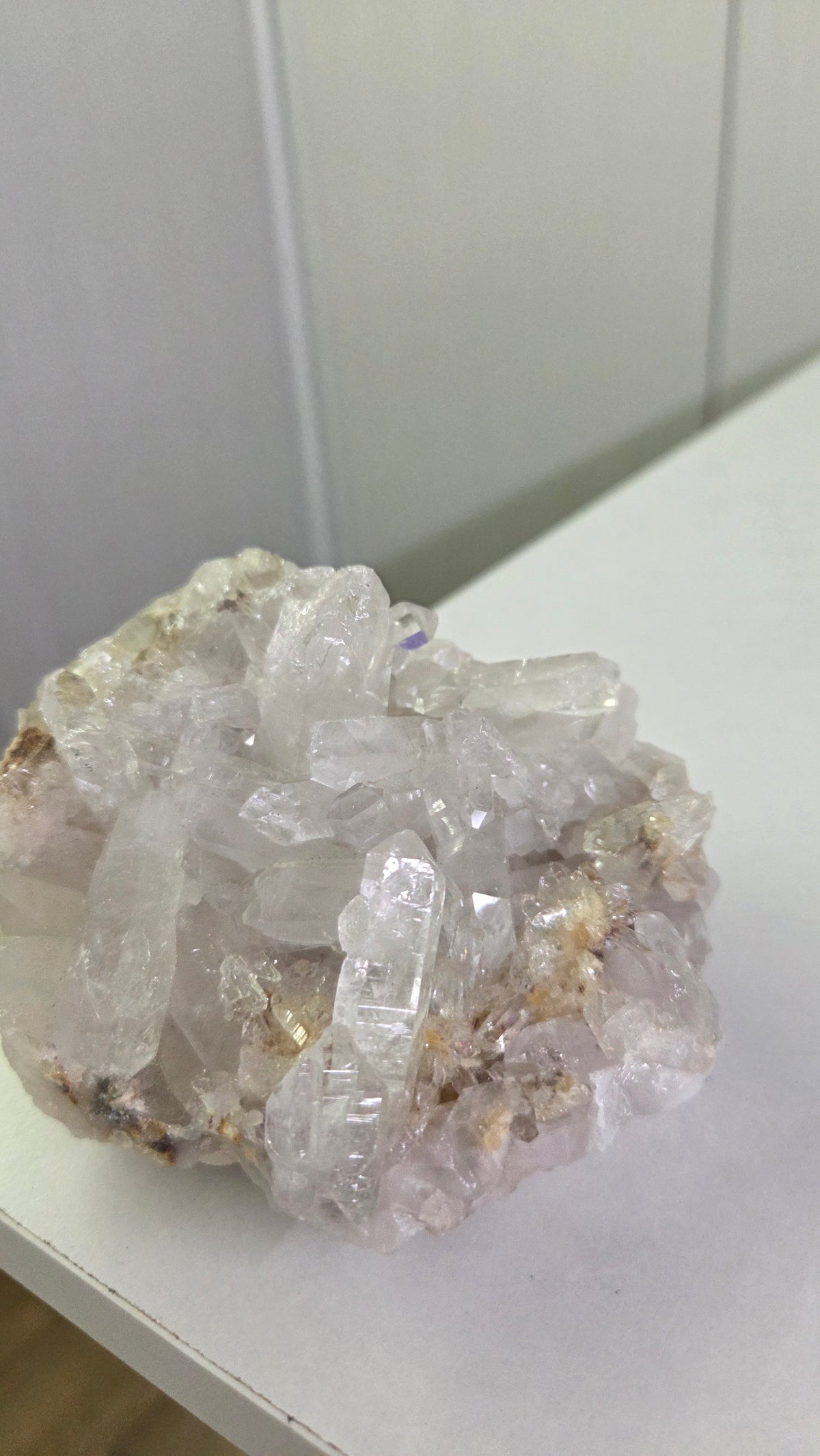 Bergkristal cluster uniek