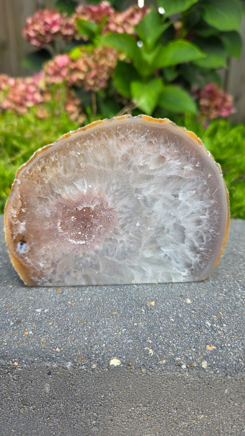 Agaat geode cutbase
