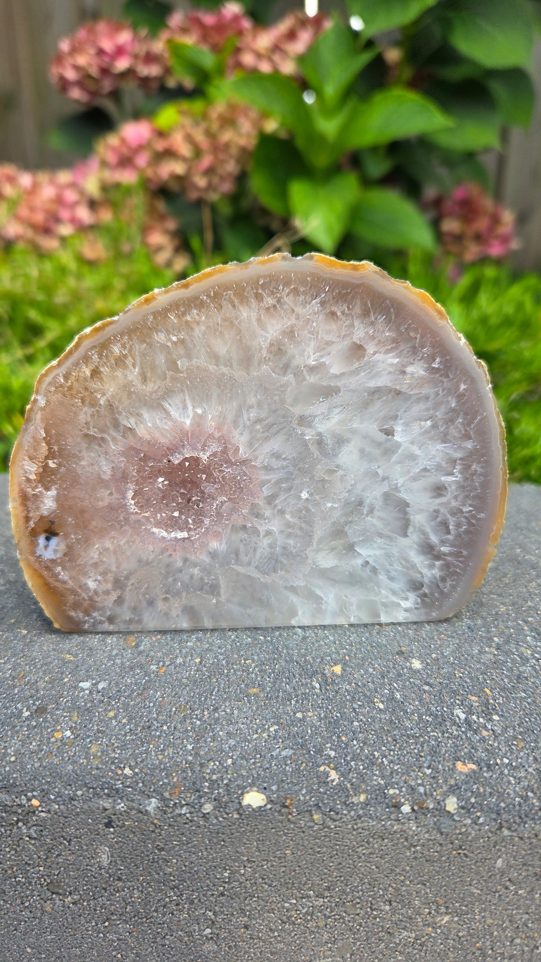 Agaat geode cutbase