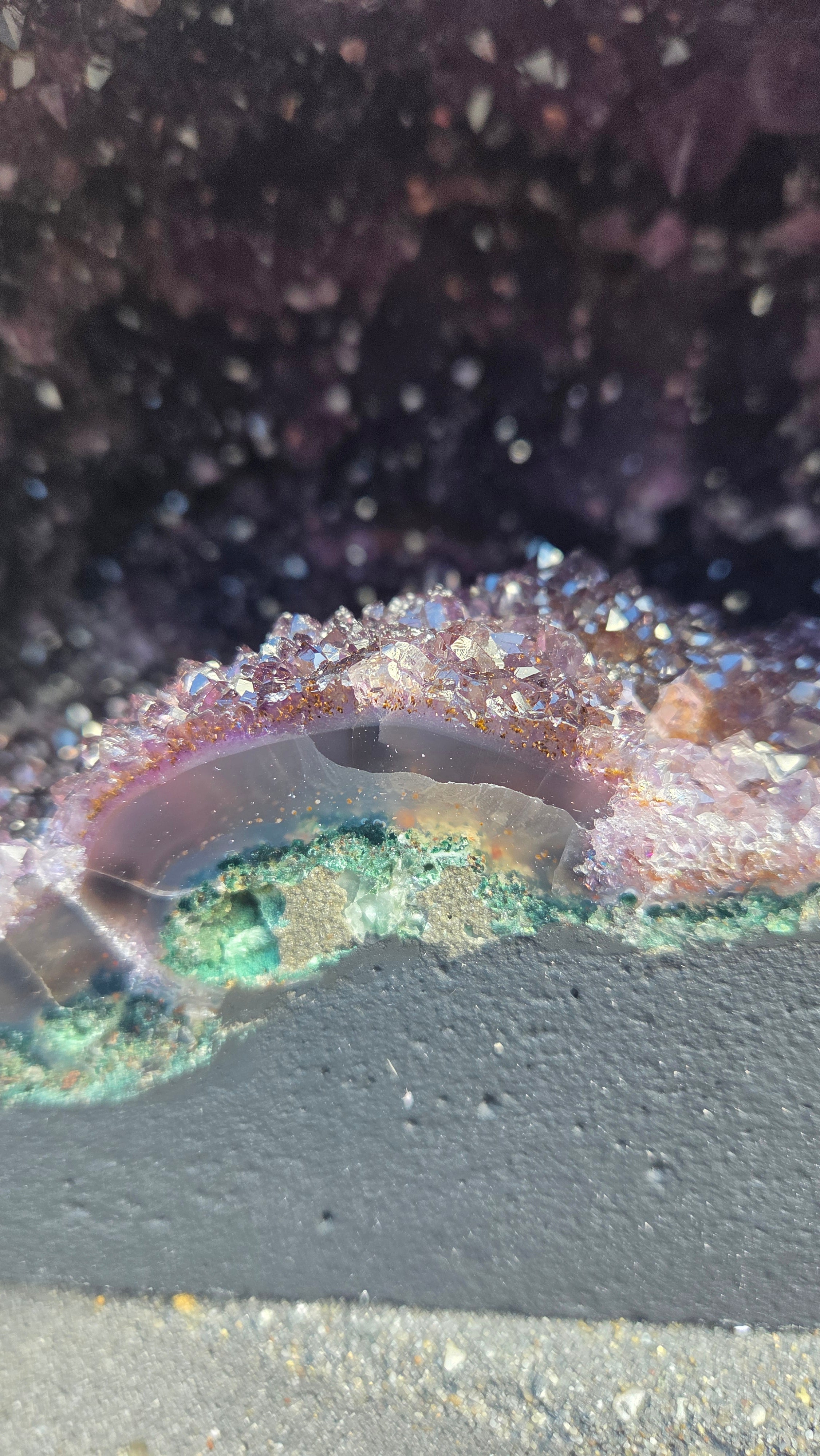 Amethist geode