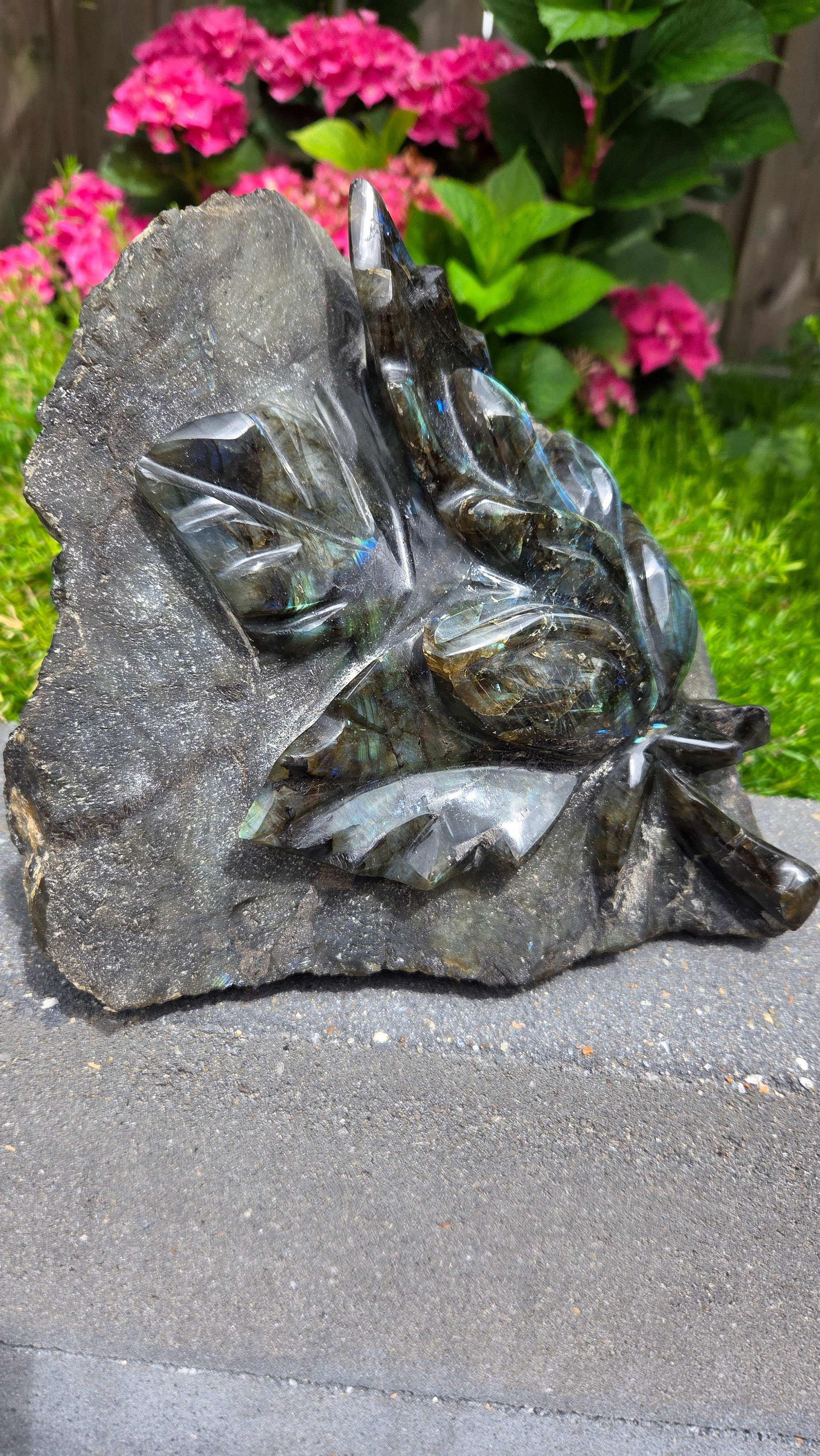 Labradoriet carving 6 kg
