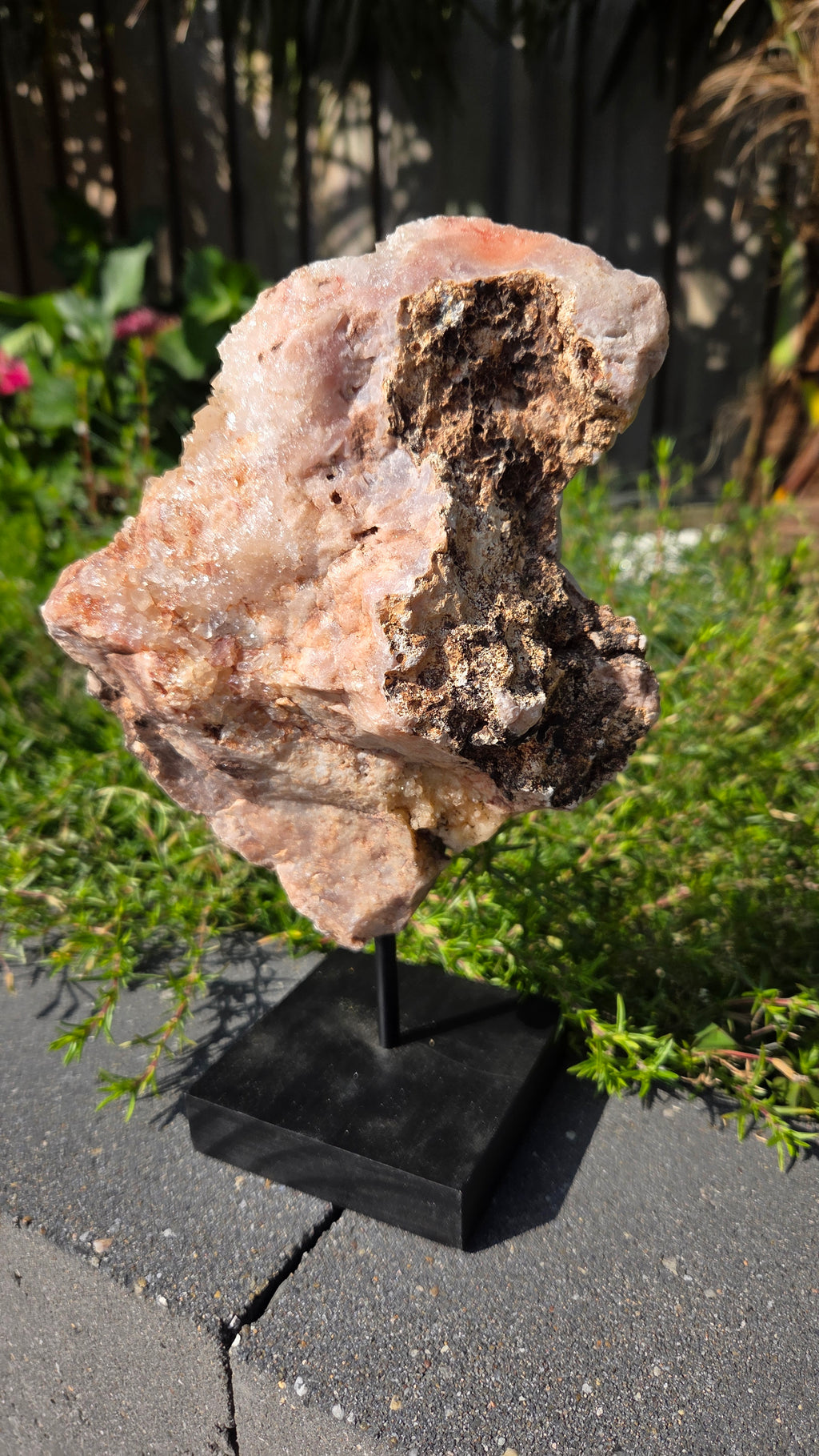 Roze amethist slab