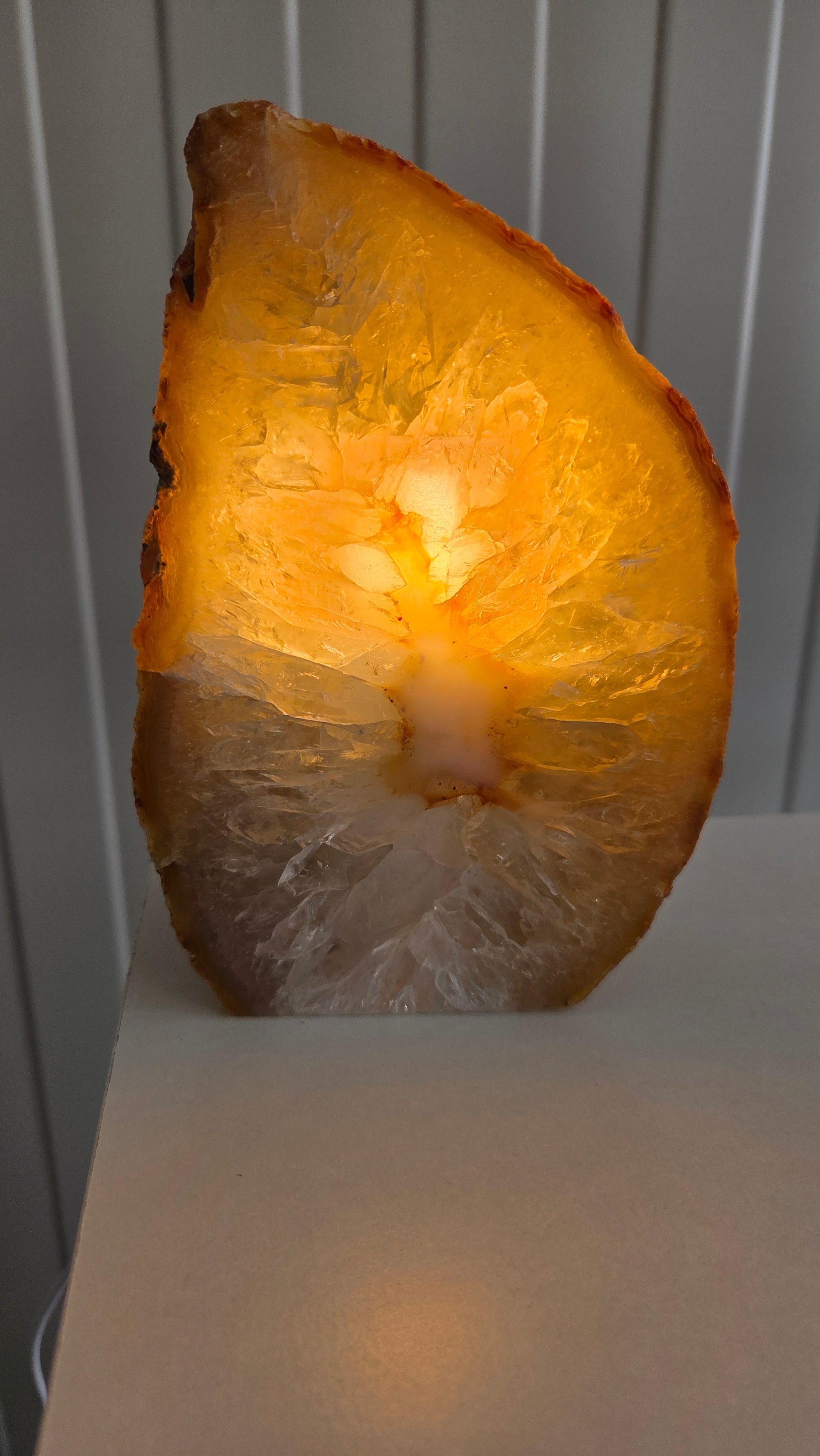 Prachtige agaat lamp