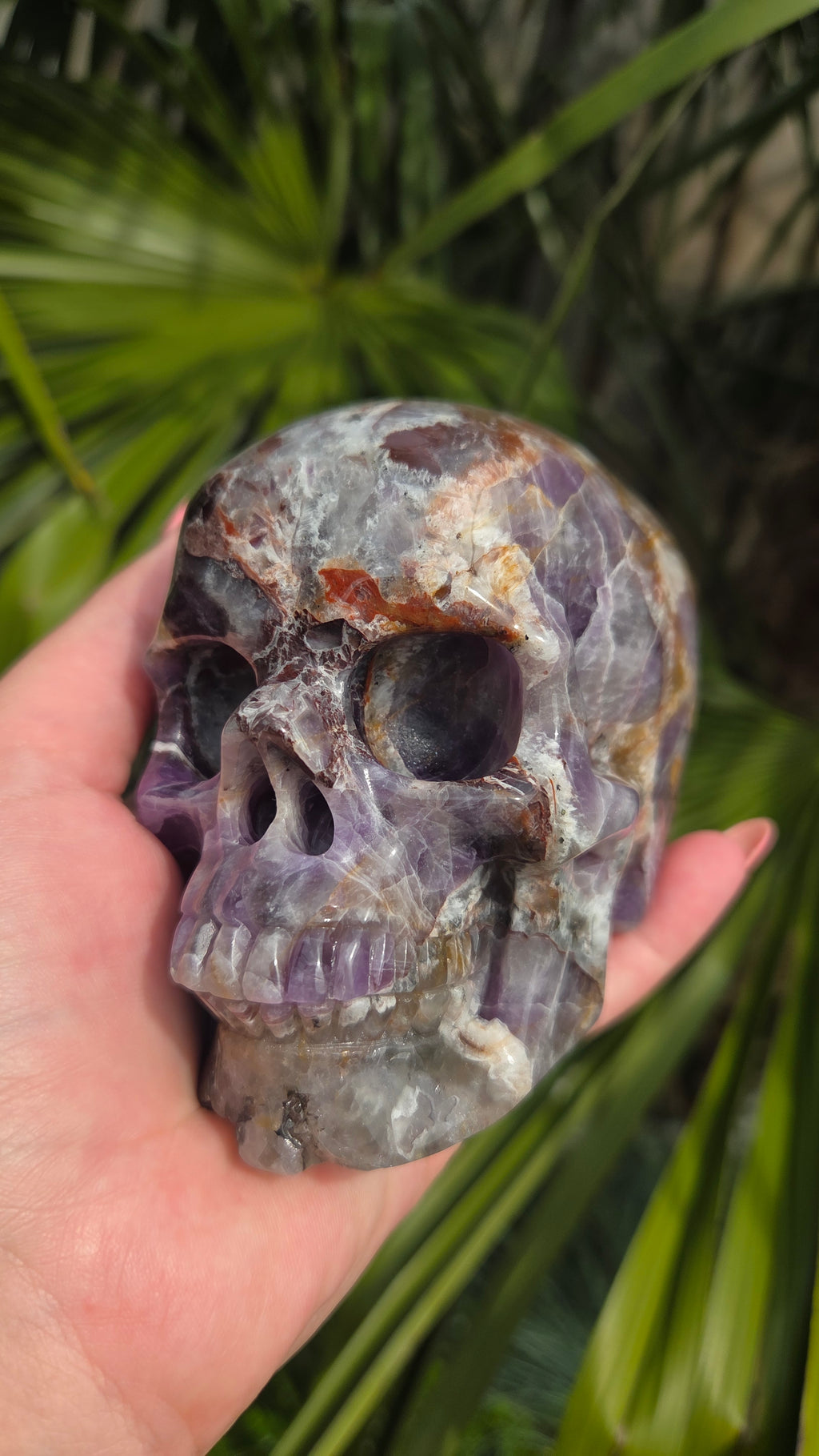 A+ kwaliteit amethist skull