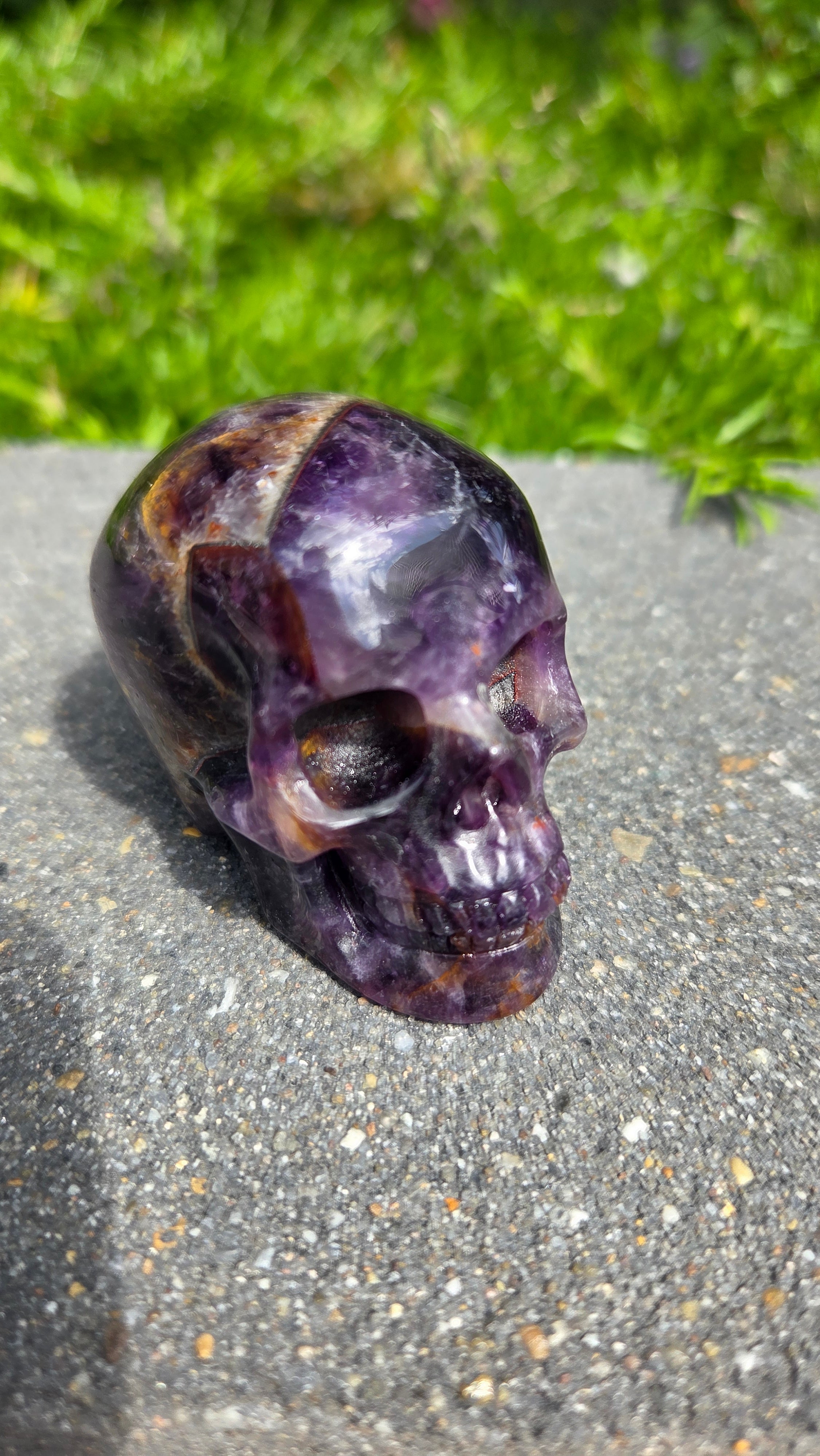 A+ kwaliteit amethist skull