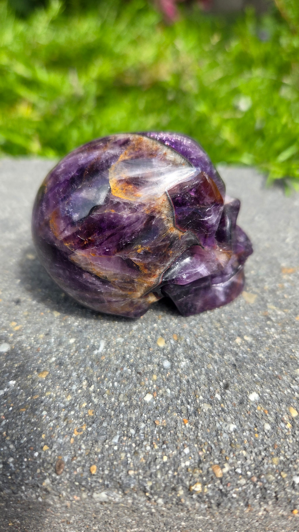 A+ kwaliteit amethist skull